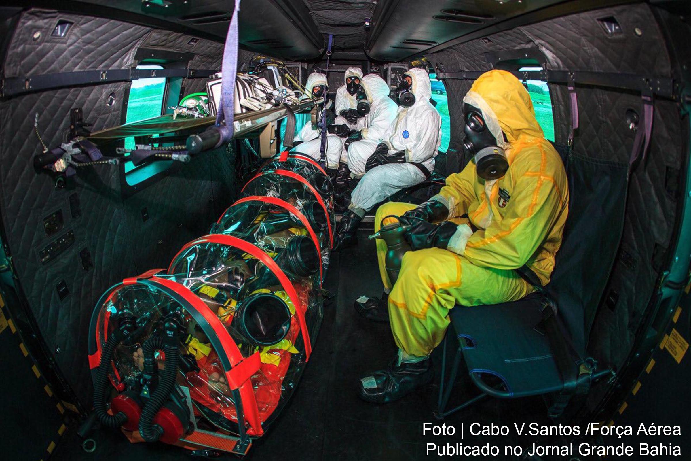 Militares do Instituto de Medicina Aeroespacial participam da missão de repatriação dos brasileiros que estão na China.