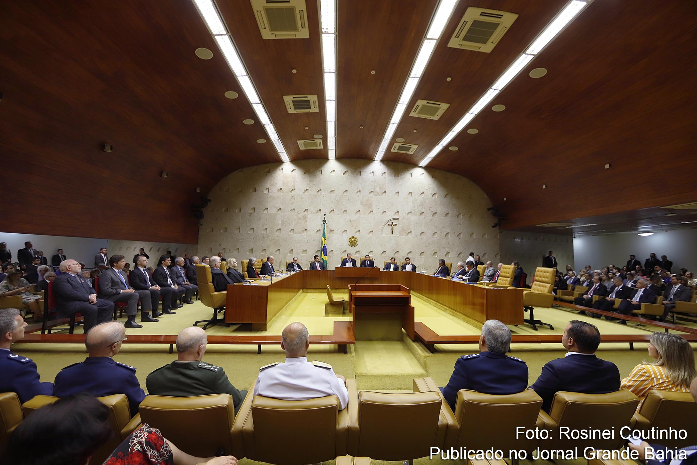 Sessão solene de abertura do Ano Judiciário de 2020 no STF.