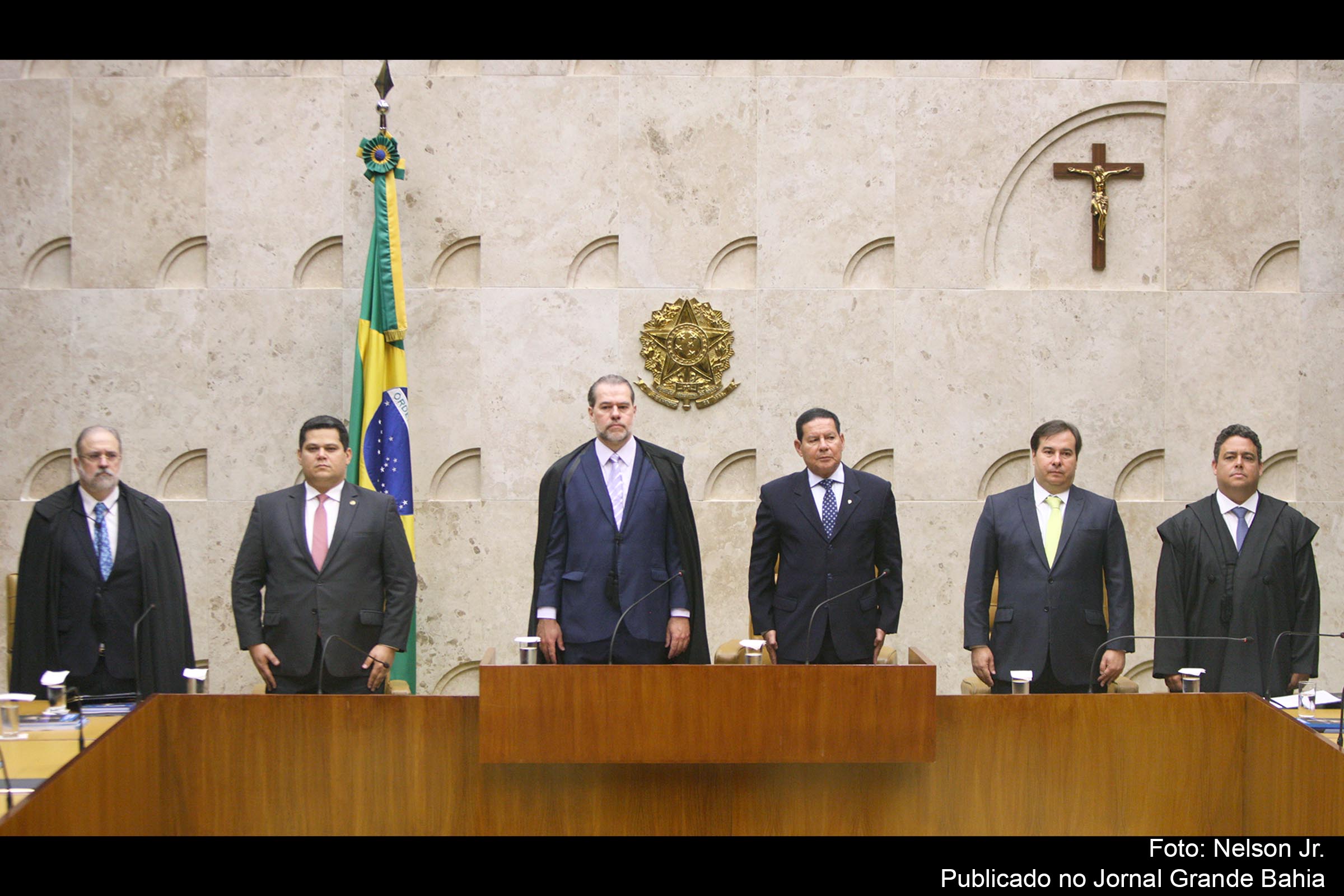 Sessão solene de abertura do Ano Judiciário de 2020 no STF.