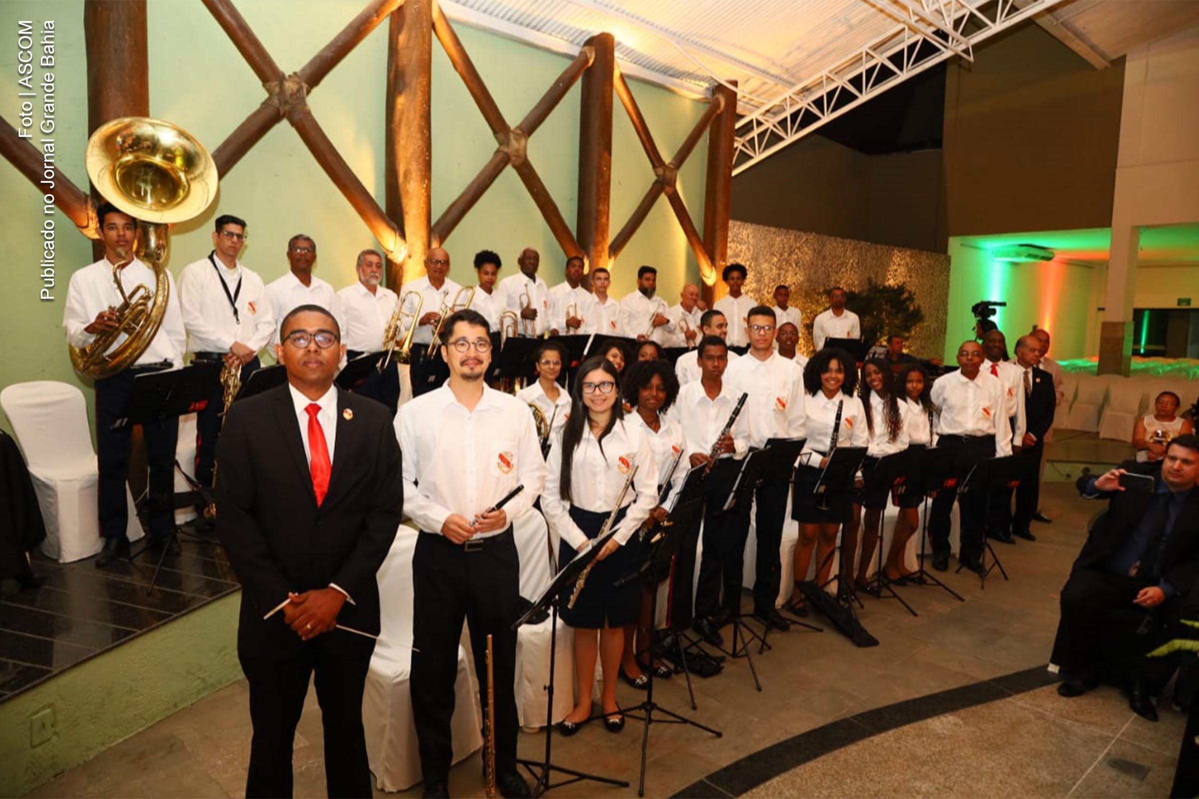 Sociedade Filarmônica 25 de Março desenvolve projeto ‘Coreto Cultural’, em Feira de Santana.
