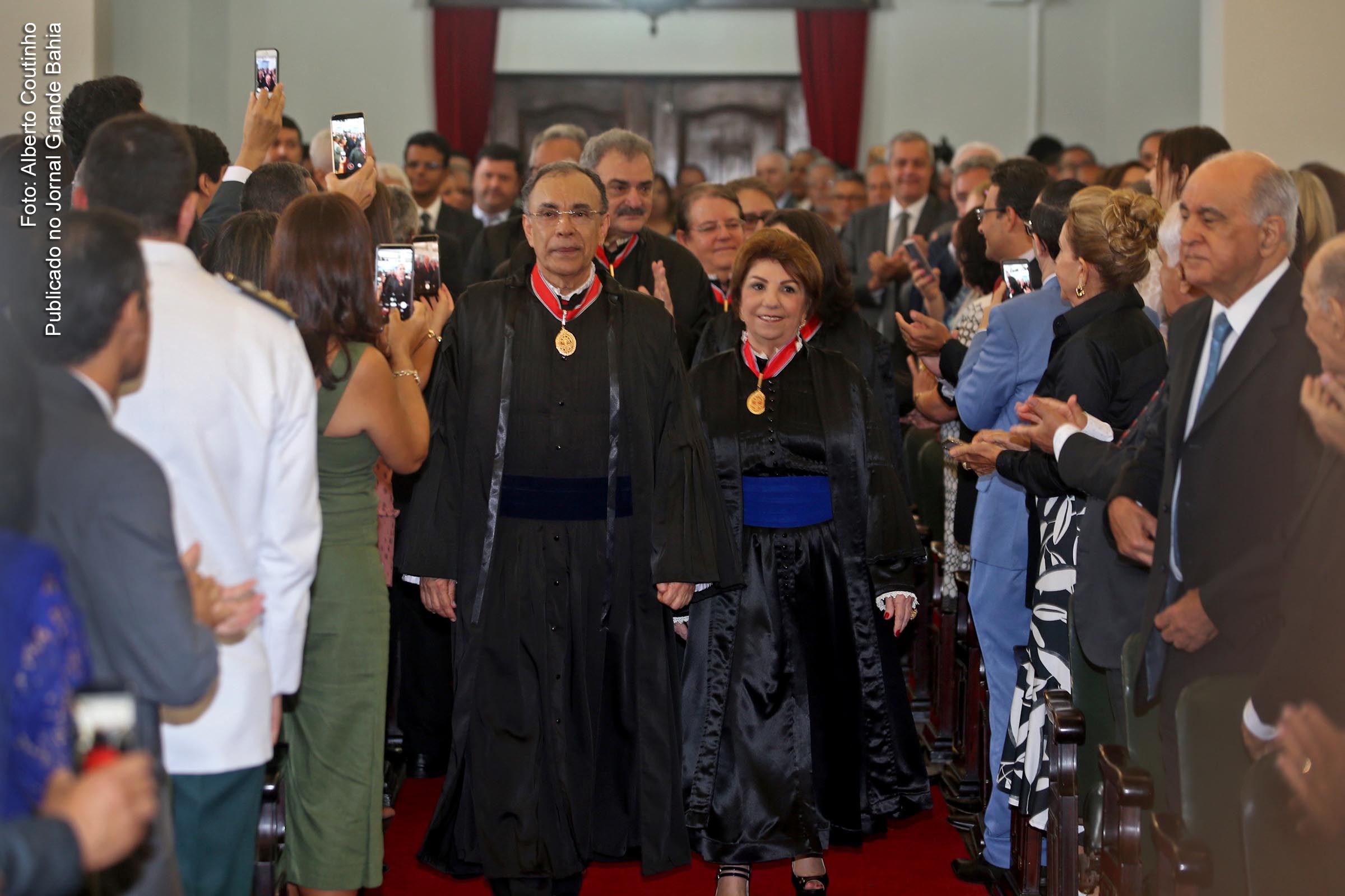 Solenidade de posse do desembargador Lourival Trindade na presidência do TJBA.