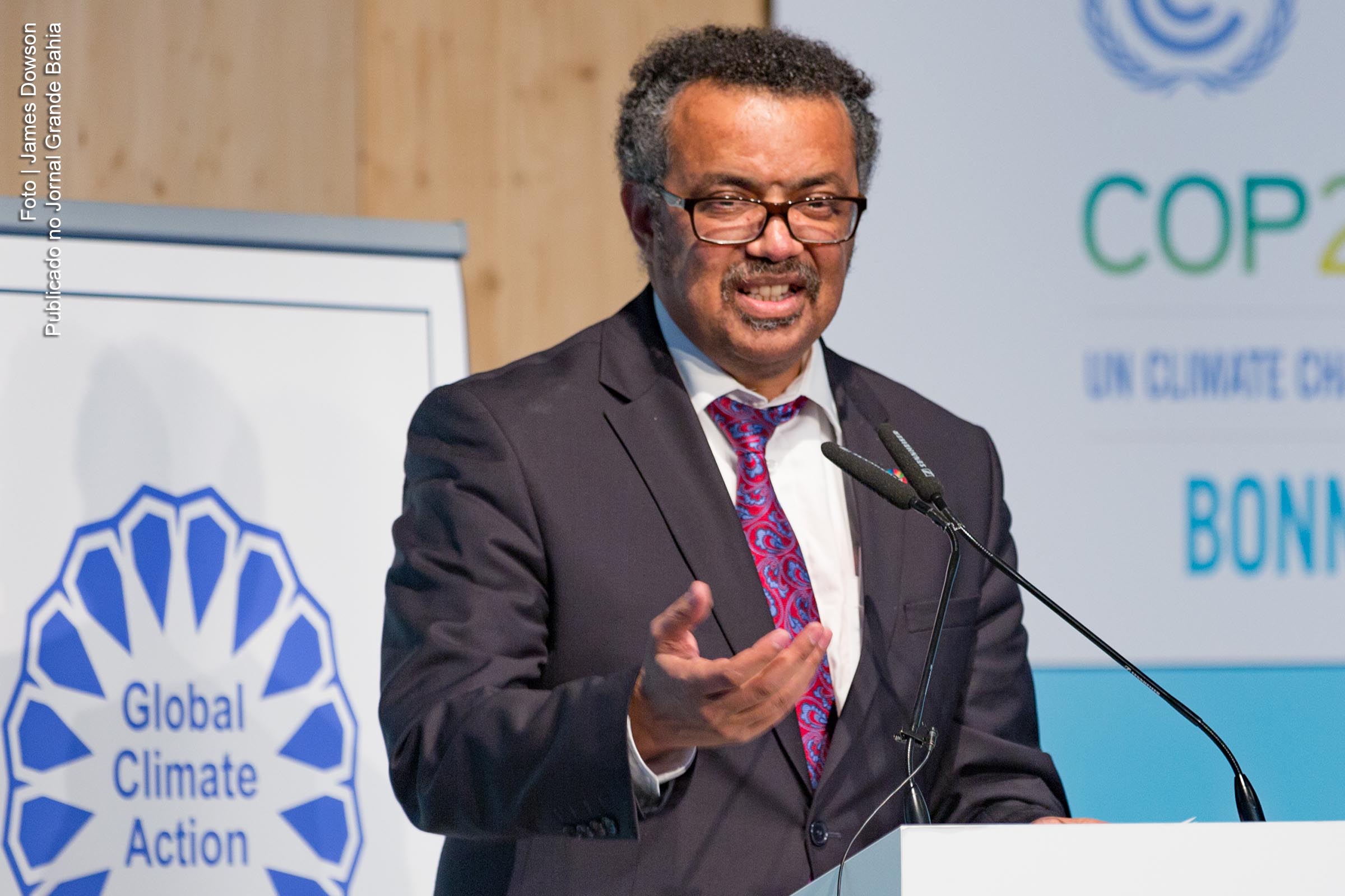 Tedros Adhanom Ghebreyesus, diretor-geral da Organização Mundial da Saúde (OMS).