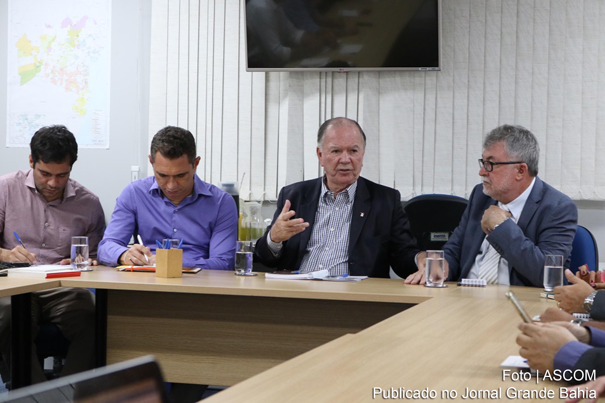Vice-governador João Leão e João Carlos Oliveira, secretário de Meio Ambiente da Bahia.