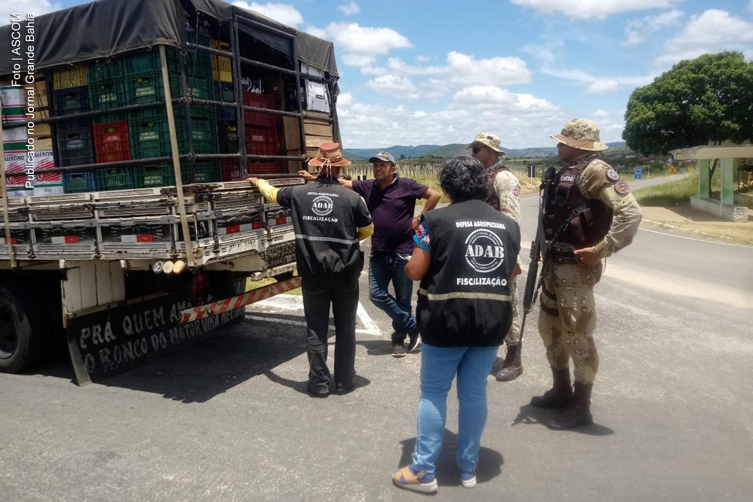 Agência de Defesa Agropecuária fiscaliza médio sudoeste da Bahia.