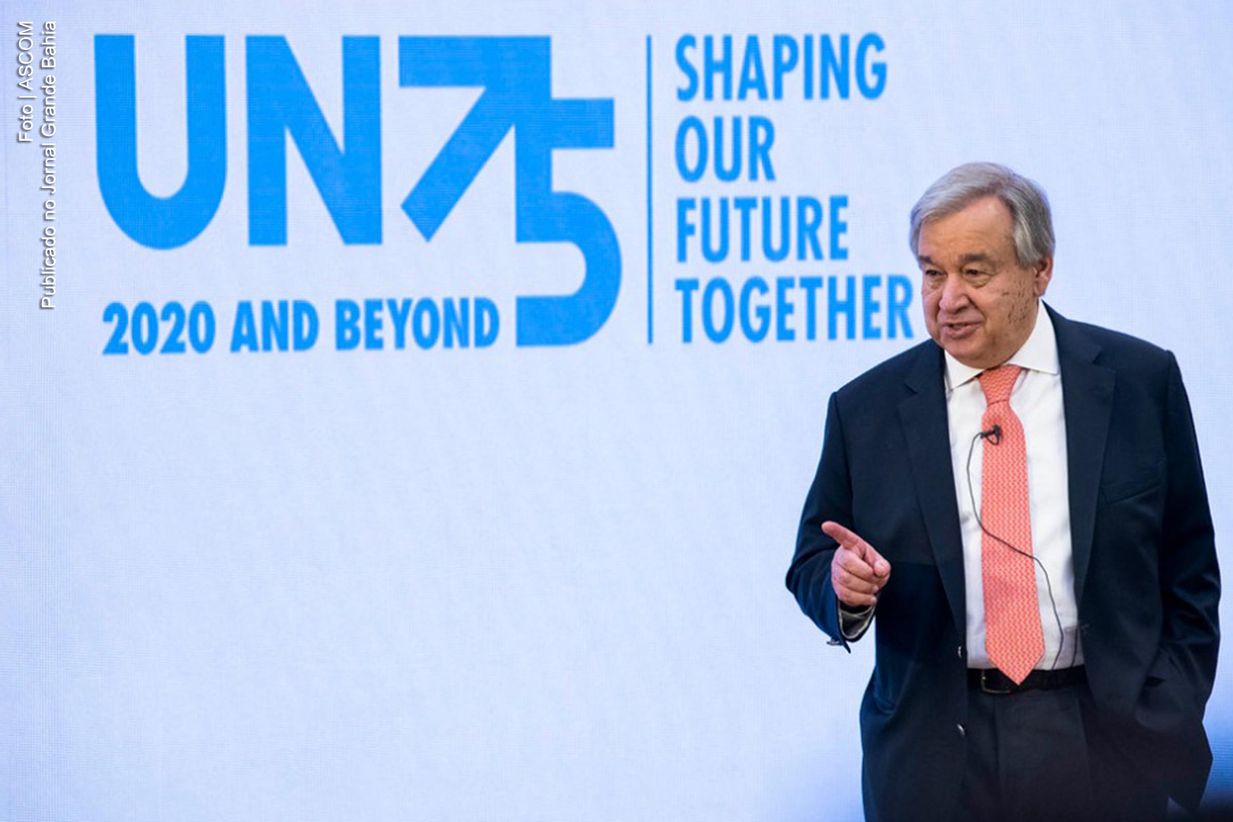 Chefe da ONU pede solidariedade, esperança e resposta global coordenada para combater pandemia de Covid-19