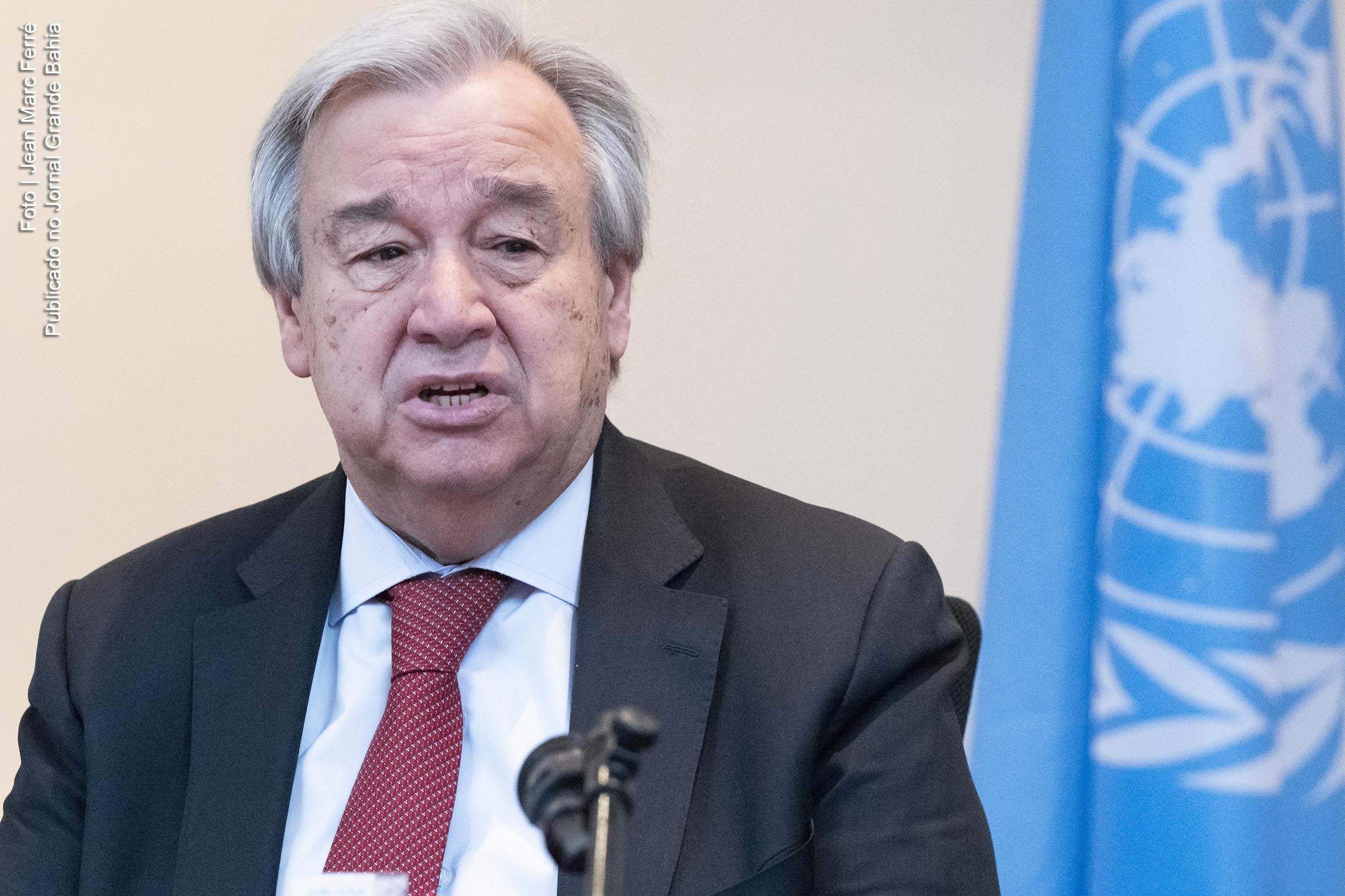 António Guterres, secretário-geral da Organização das Nações Unidas (ONU), quer "resposta global coordenada" para conter Covid-19.