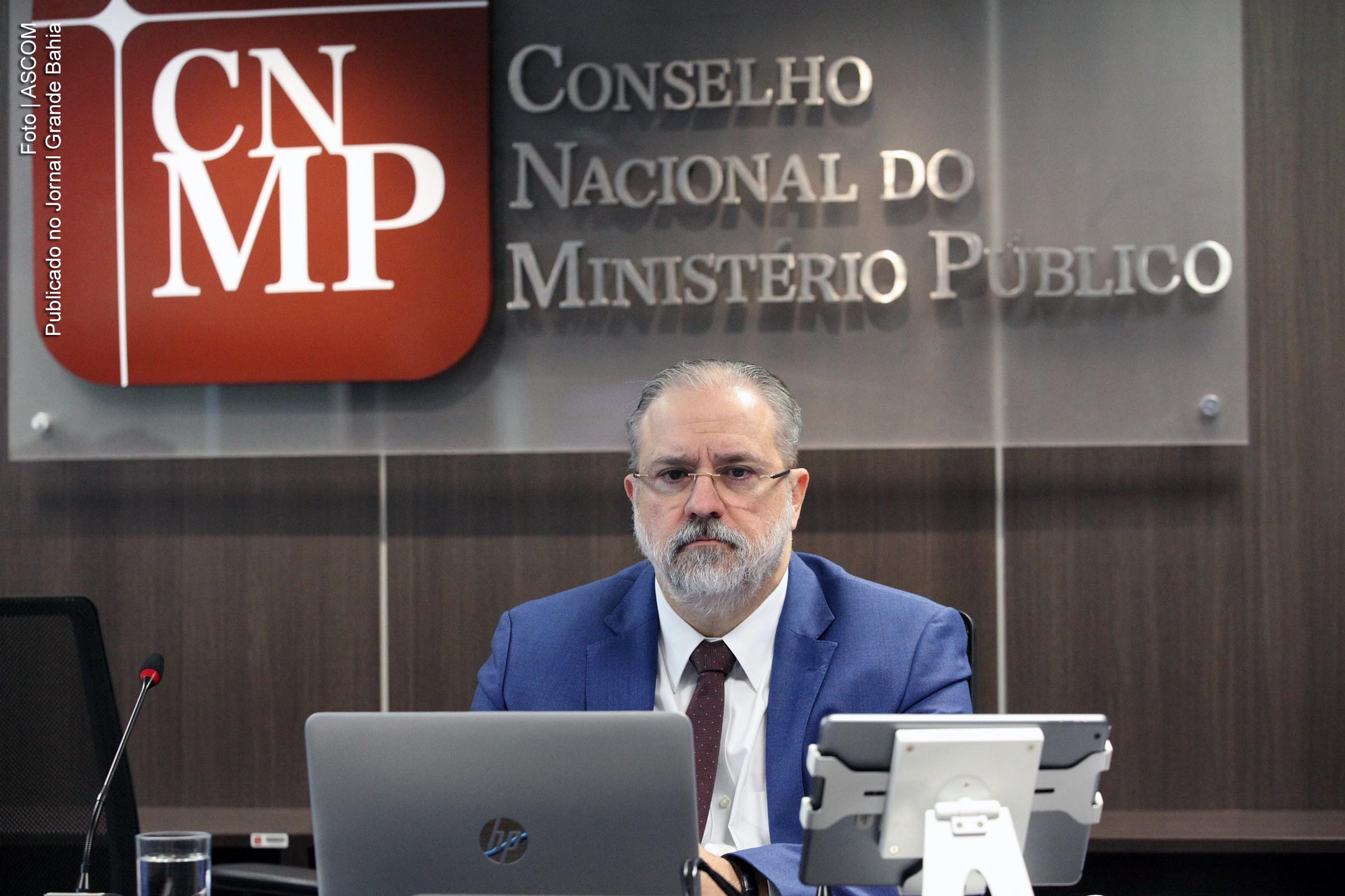 Augusto Aras, procurador-geral da República e presidente do Conselho Nacional do Ministério Pública, vai avaliar conduta da promotora de Justiça de Bahia.