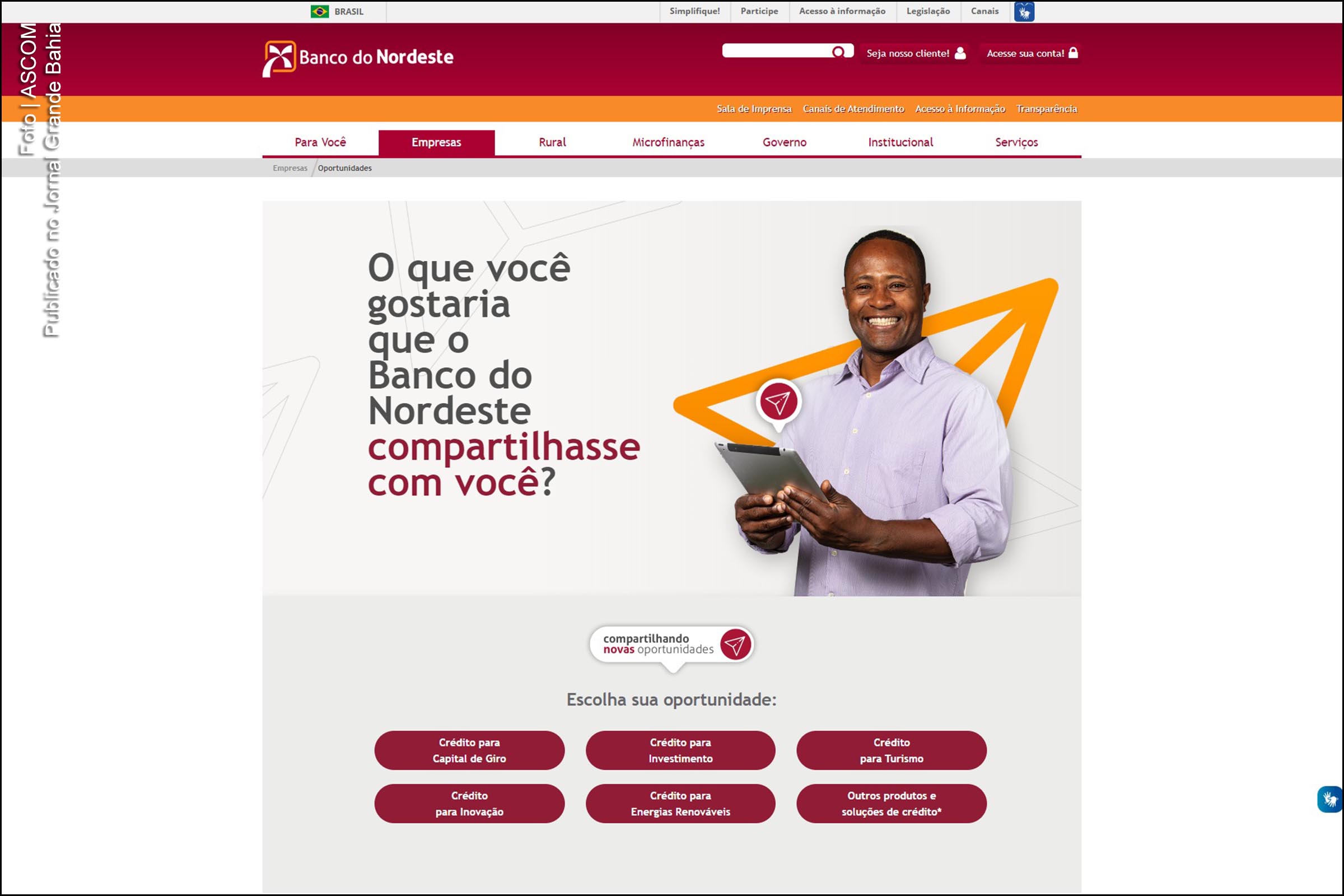 BNB disponibiliza capital de giro a 0,35% ao mês para micro e pequenas empresas