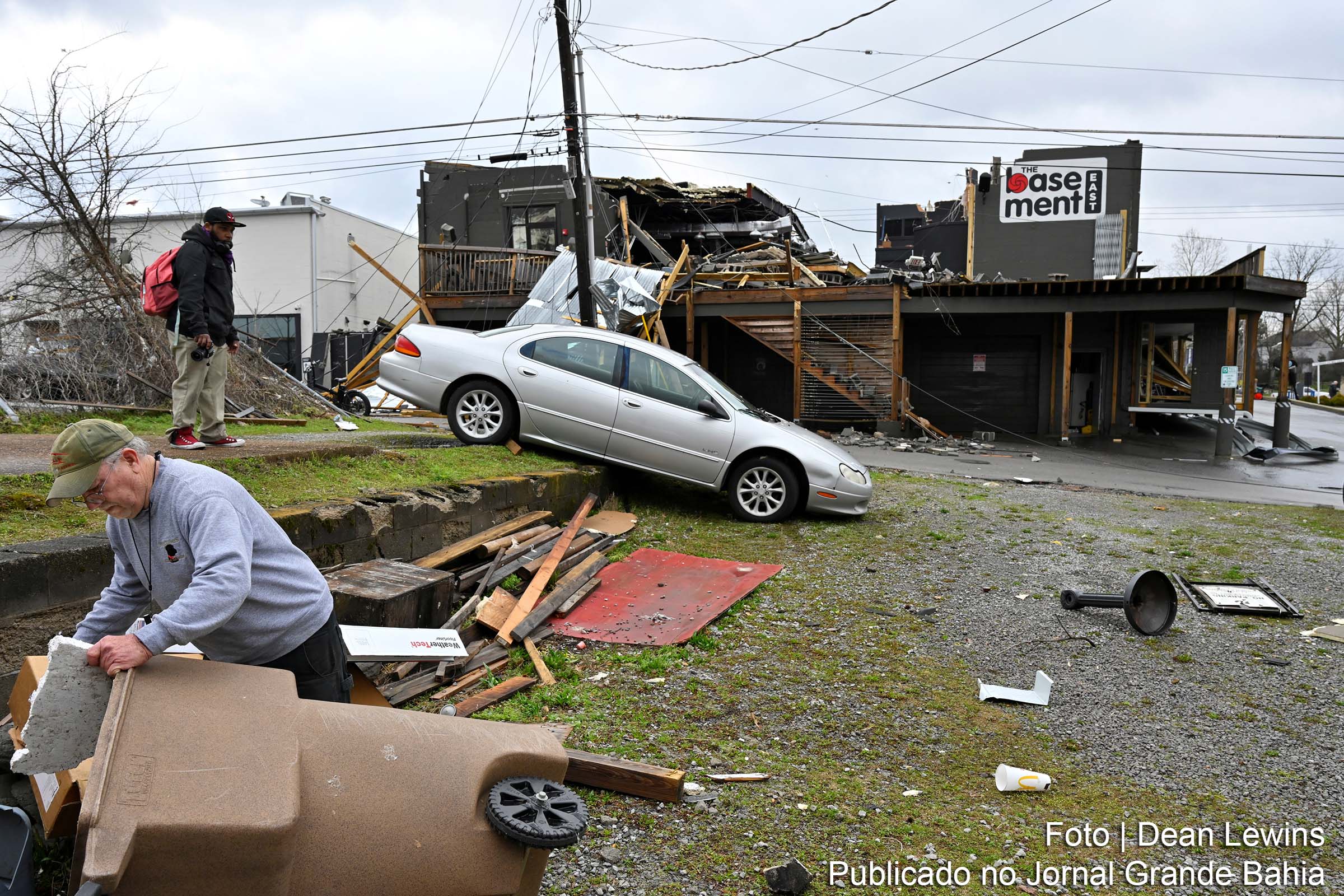 Tornados atingem Estado do Tennessee, nos EUA.