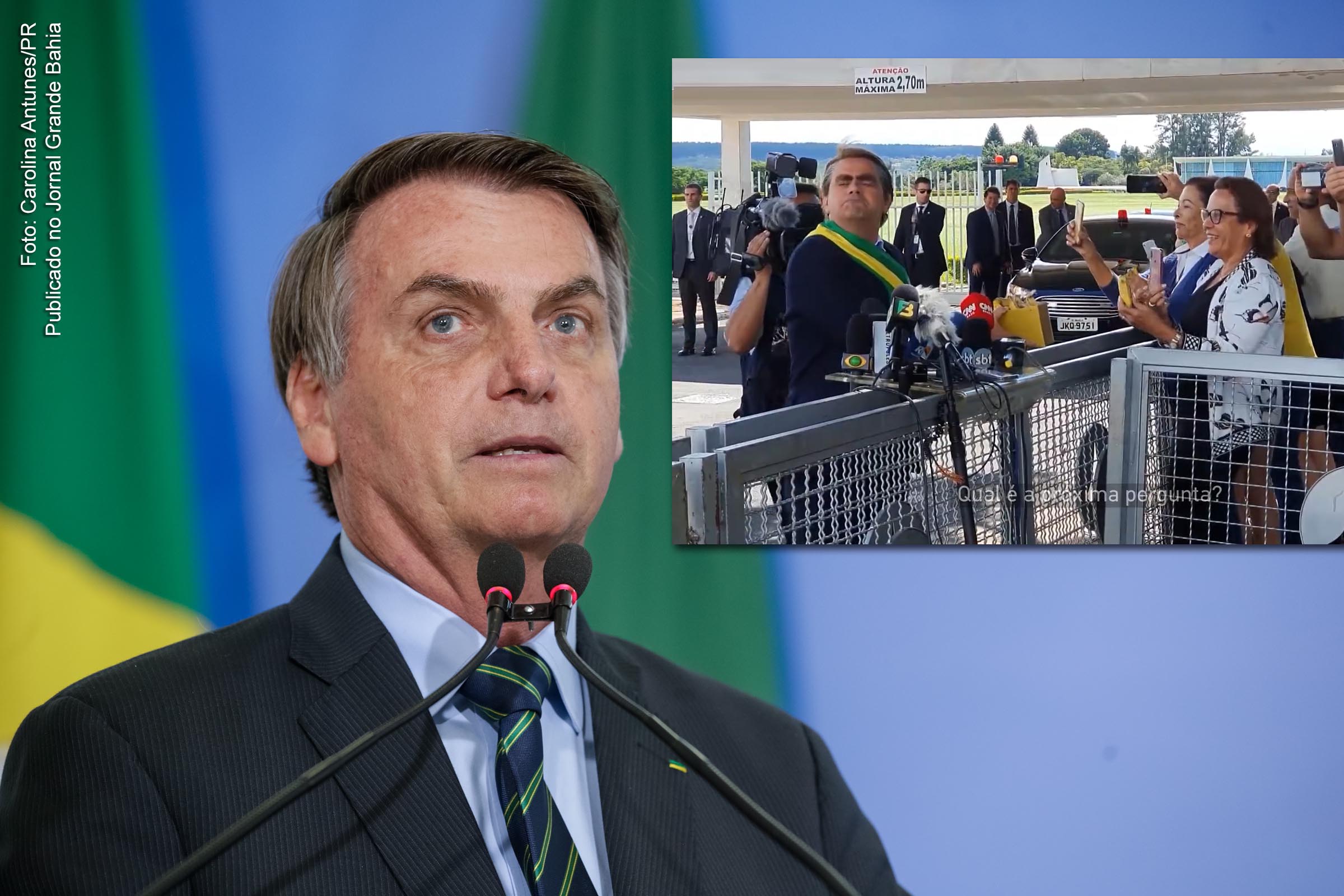O presidente Jair Bolsonaro será denunciado na Comissão Interamericana de Direitos Humanos da OEA por violar a liberdade de expressão e atacar jornalistas. Extremista de direita e néscio, Jair Bolsonaro usou humoristas para distribuir bananas aos jornalistas que cobre a agenda do governo.