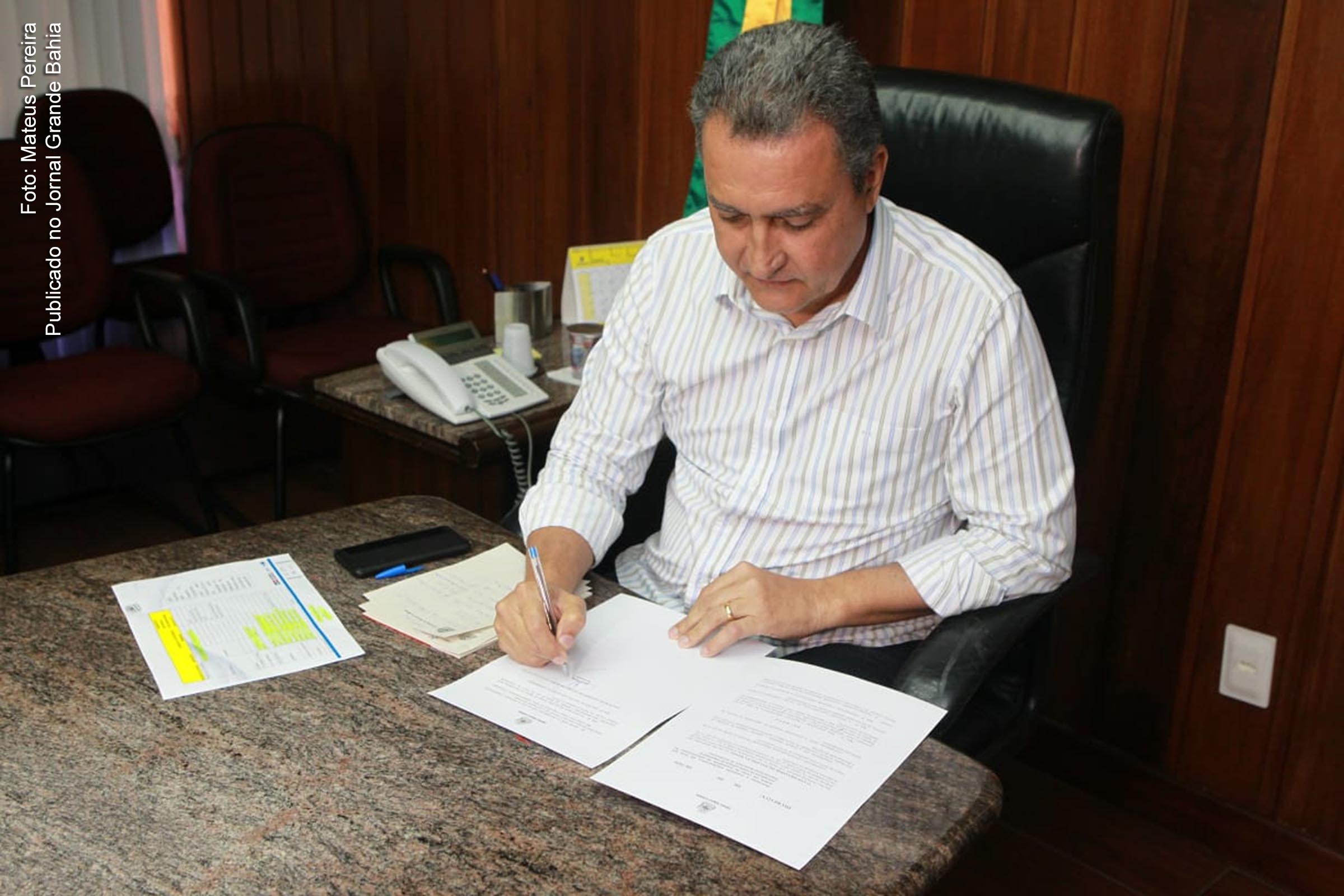 Governador Rui Costa adota medidas de contenção a pandemia de Covid-19.