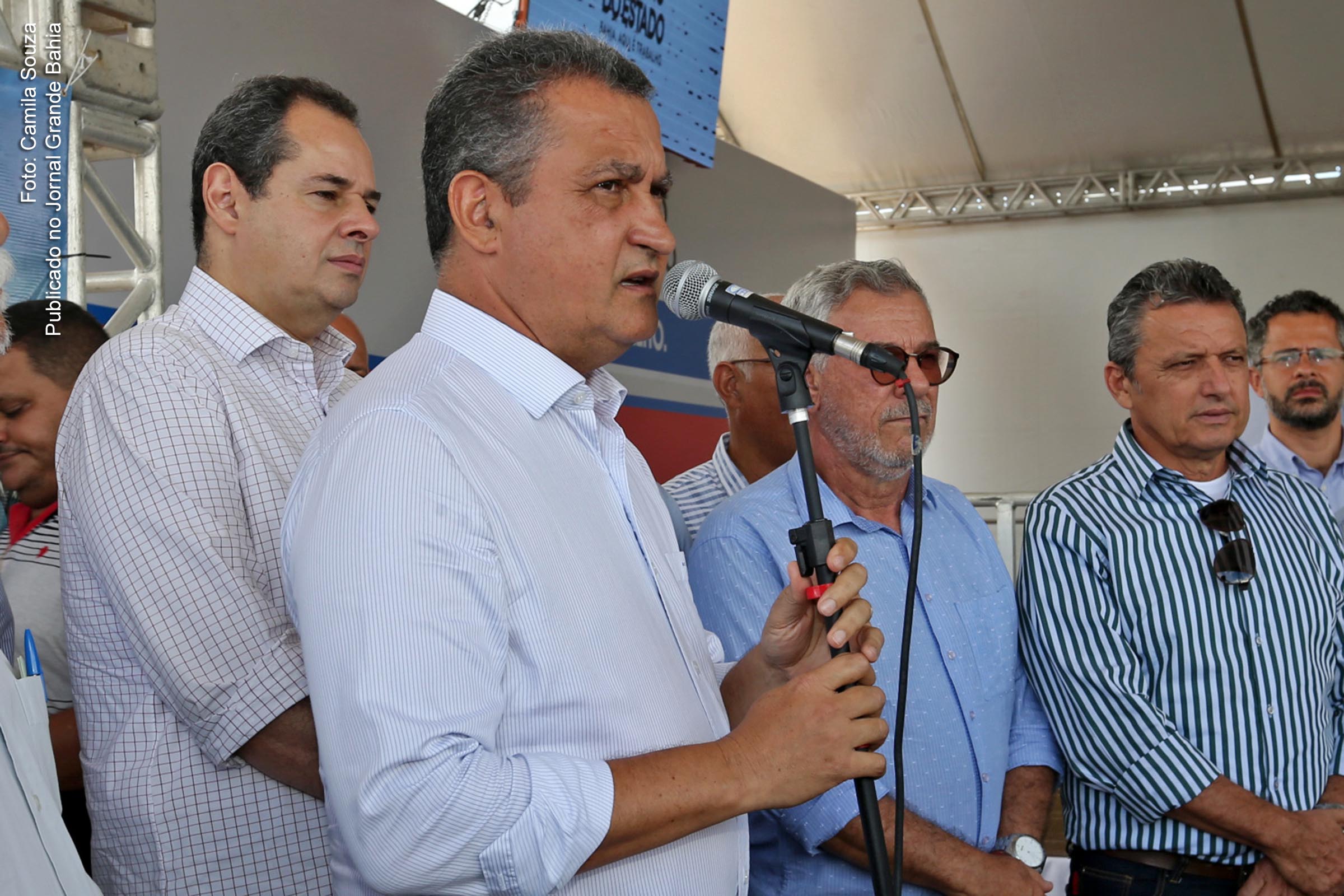 Governador Rui Costa apela por apoio à população.