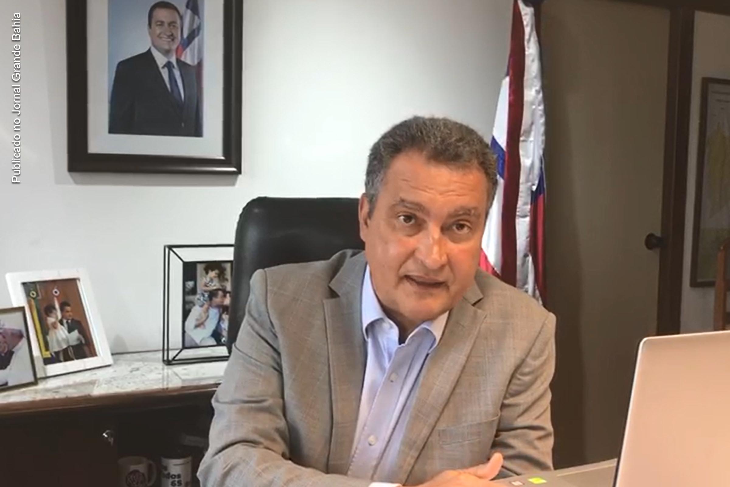 Governador Rui Costa critica Governo Bolsonaro por cortes no Programa Bolsa Família.