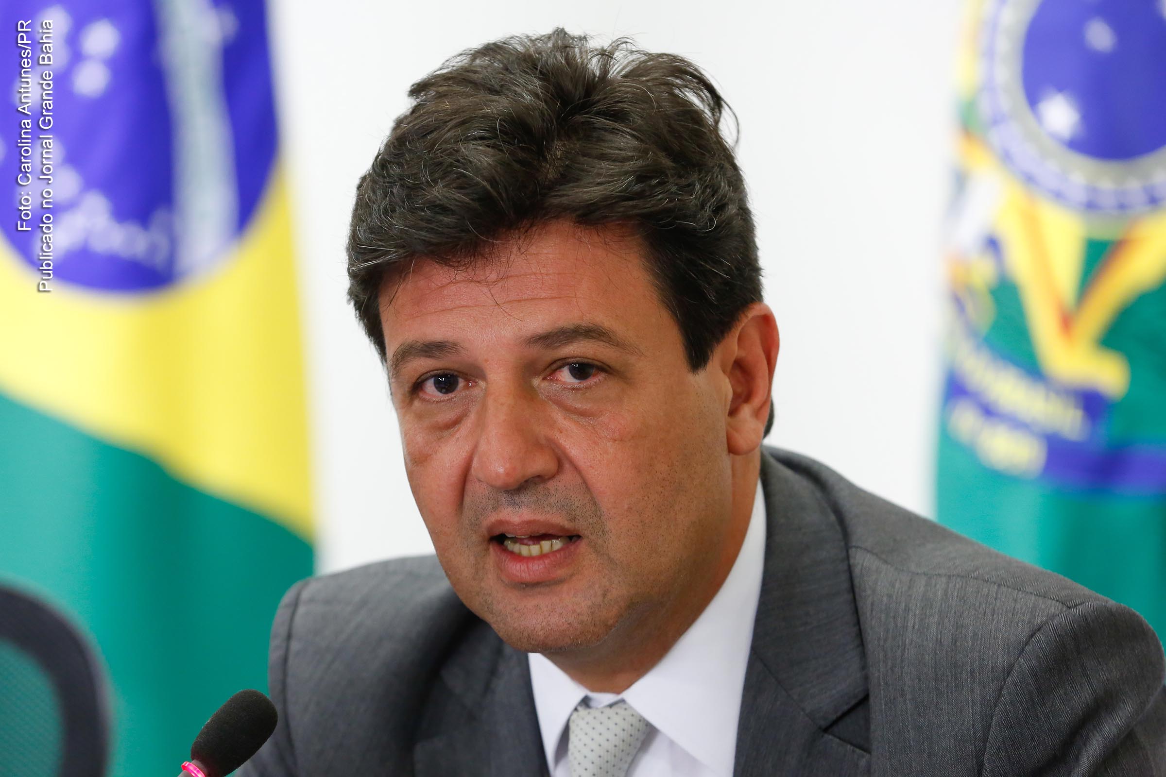Luiz Henrique Mandetta, ministro da Saúde do Governo Bolsonaro.