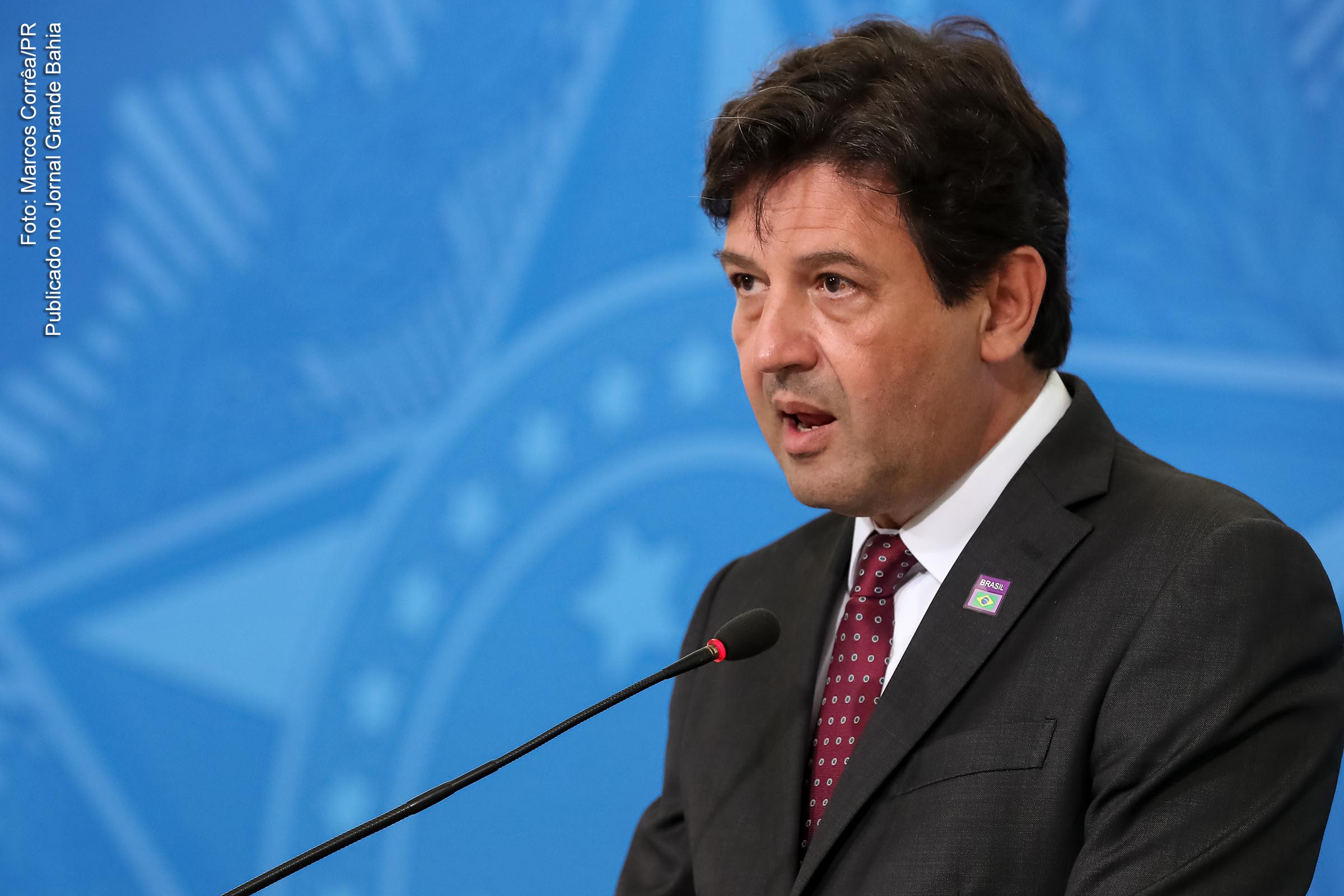 Luiz Henrique Mandetta, ministro da Saúde do Governo Bolsonaro.