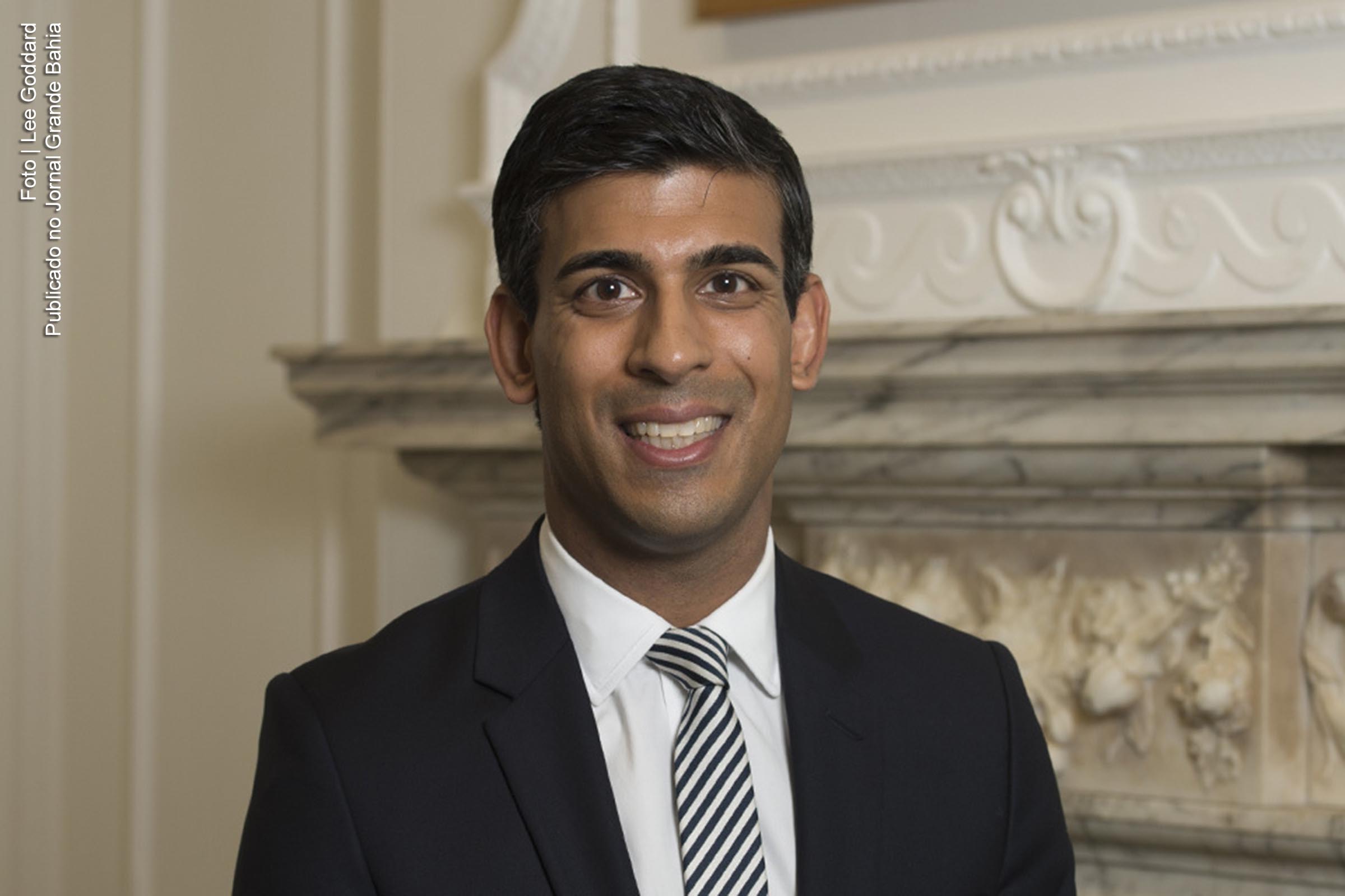 Rishi Sunak, ministro das Finanças do Reino Unido.