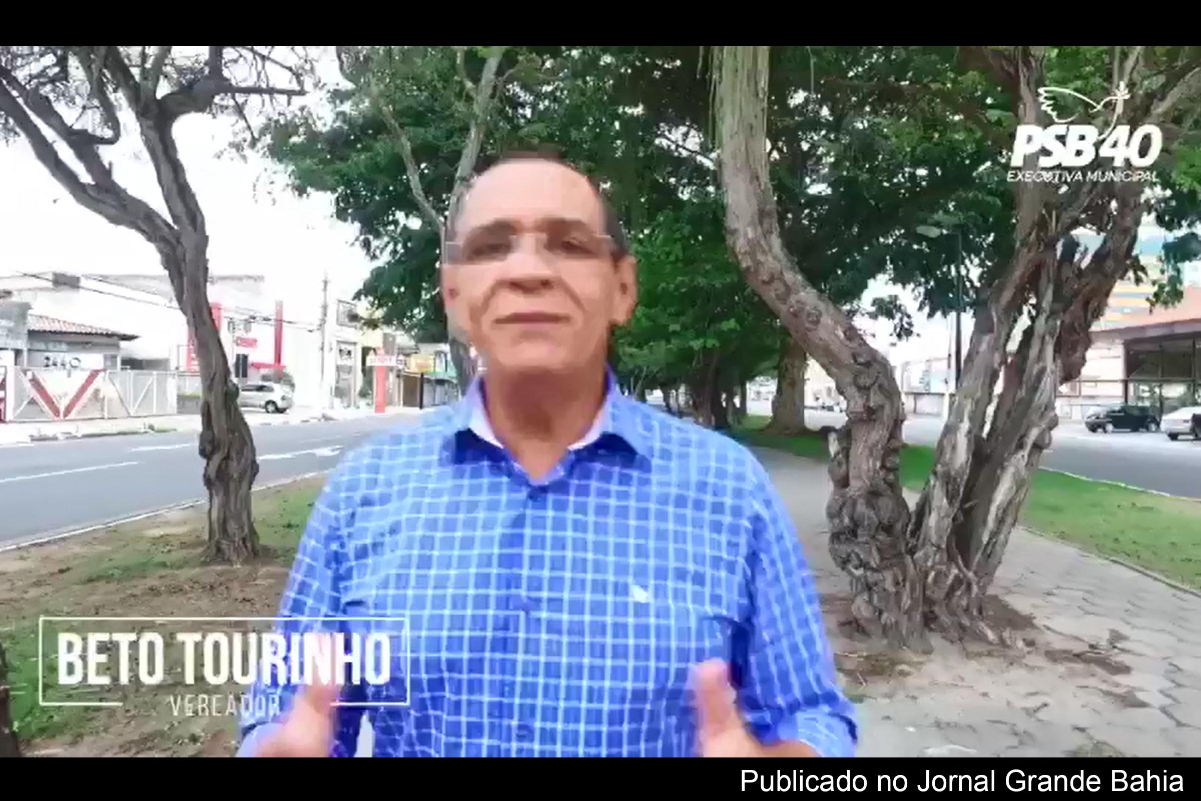 Ingresso no PSB e pré-lançamento da candidatura à prefeito de Feira de Santana é anunciado pelo vereador Roberto Tourinho.