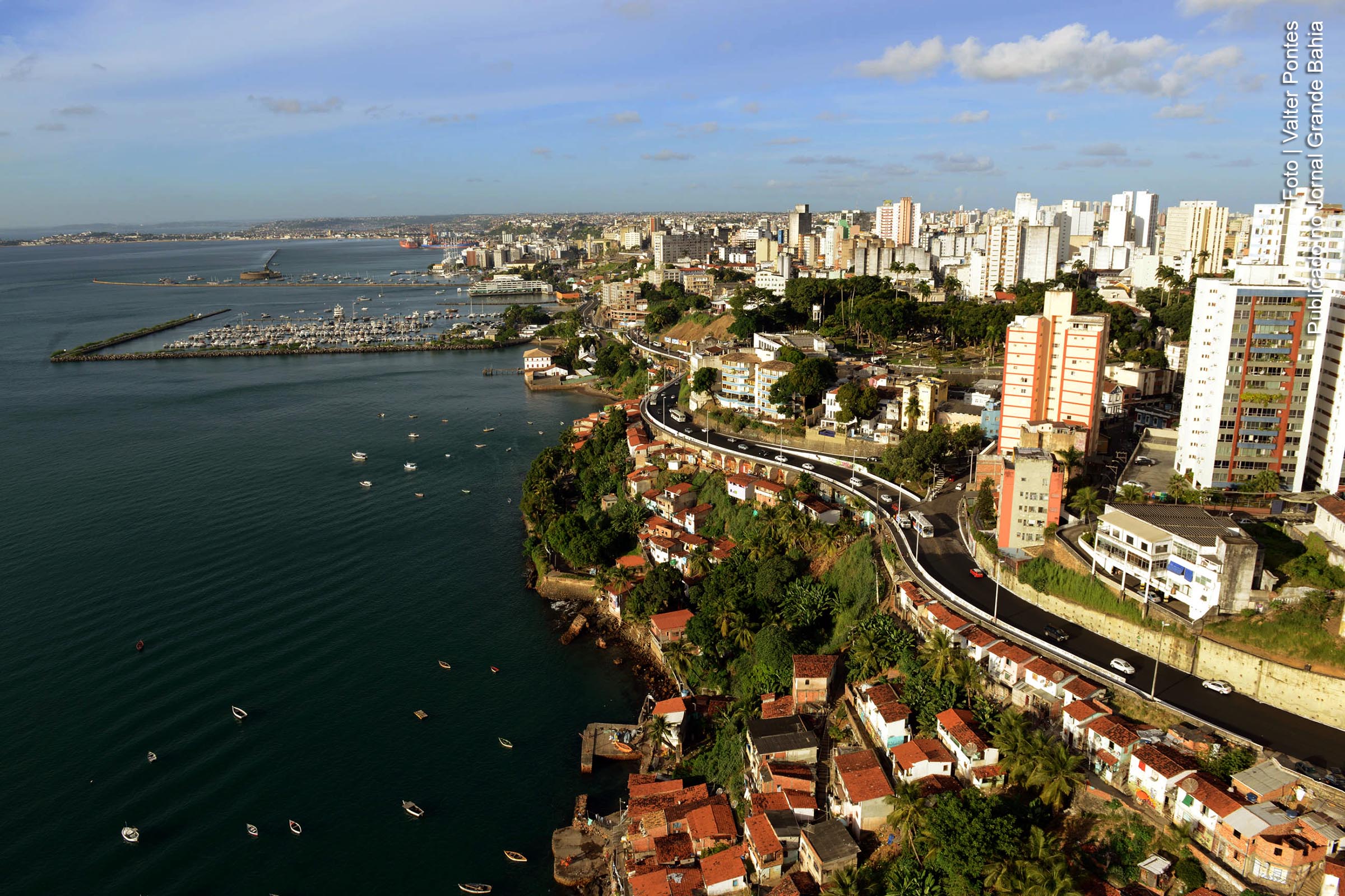 Vista aérea de Salvador.