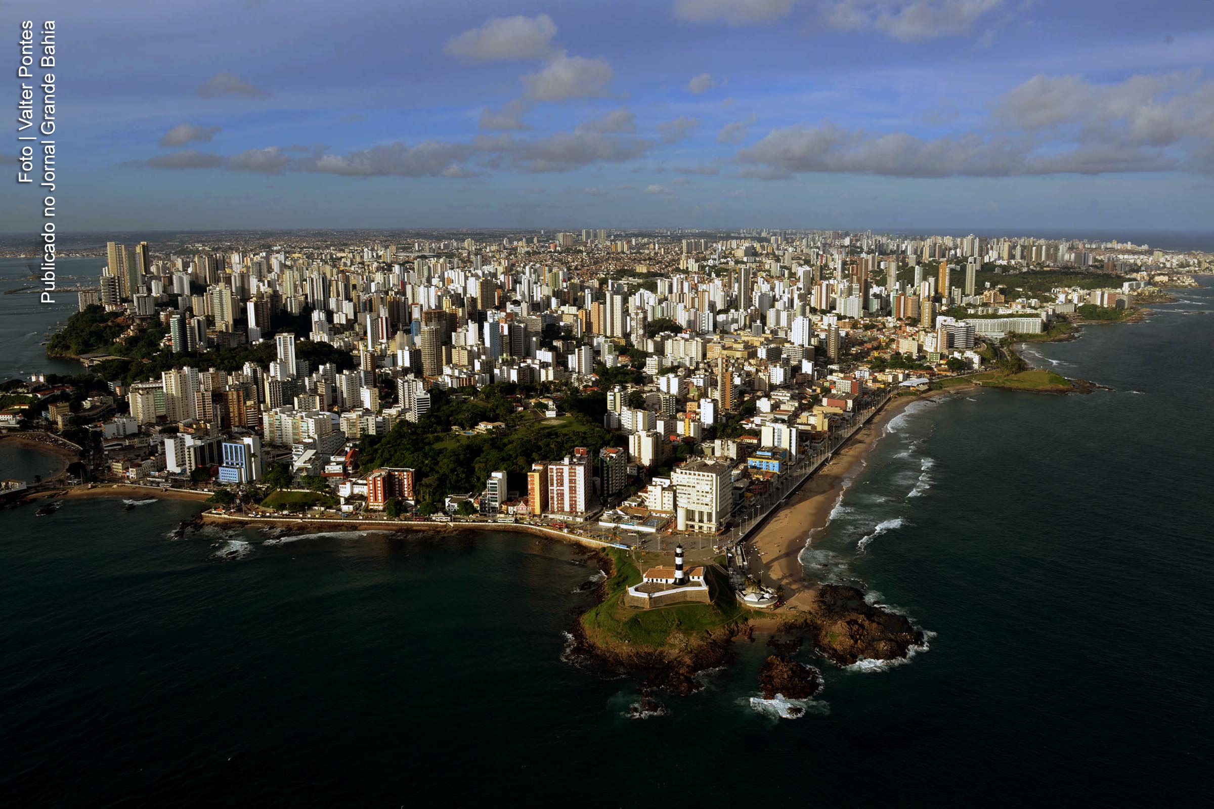 Vista aérea de Salvador.
