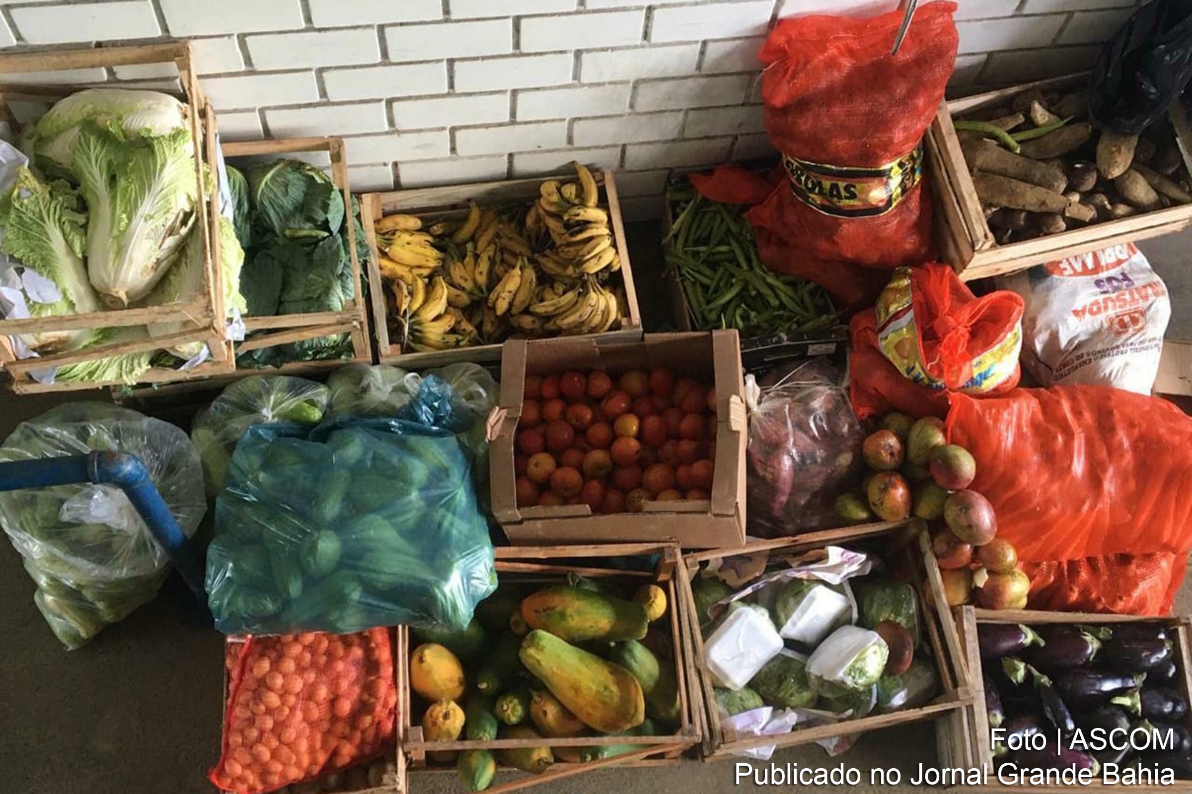 800 kg de alimentos serão destinados à Associação Beneficente Fé e Esperança.