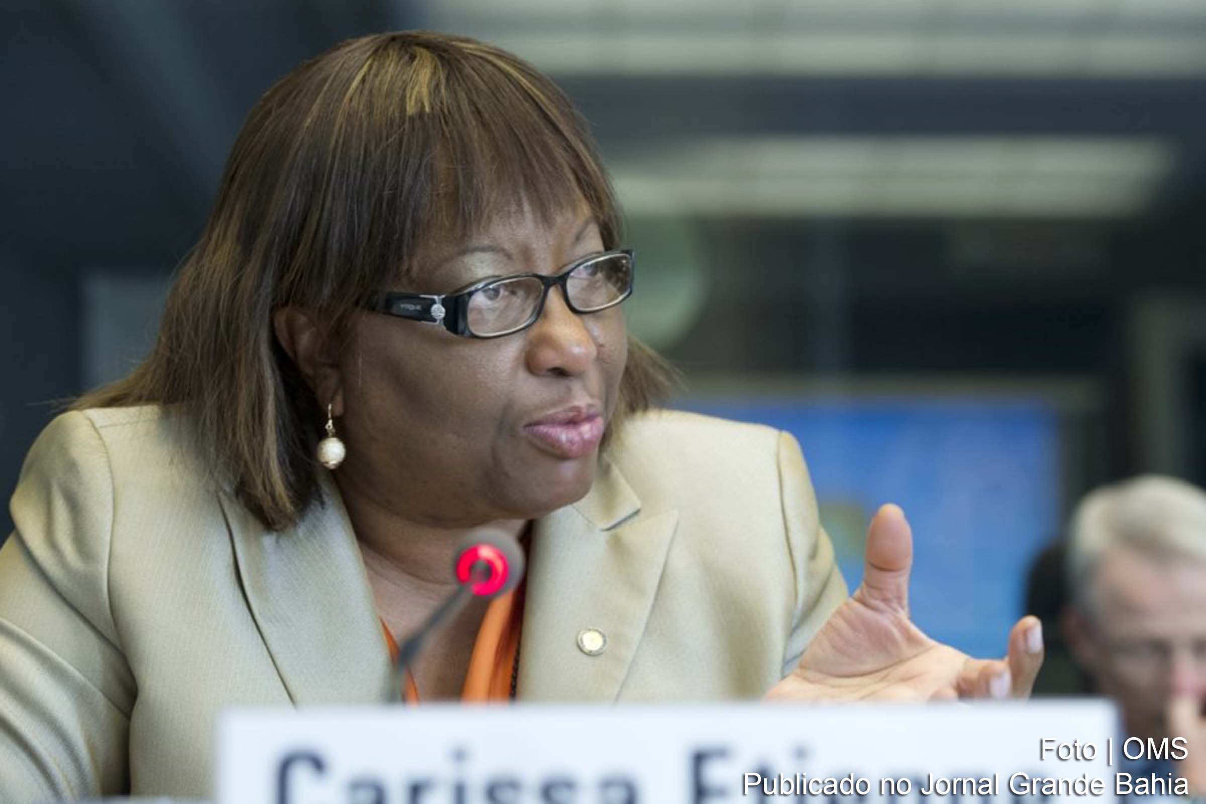 Carissa Etienne, diretora da Organização Pan-Americana da Saúde - OPAS.