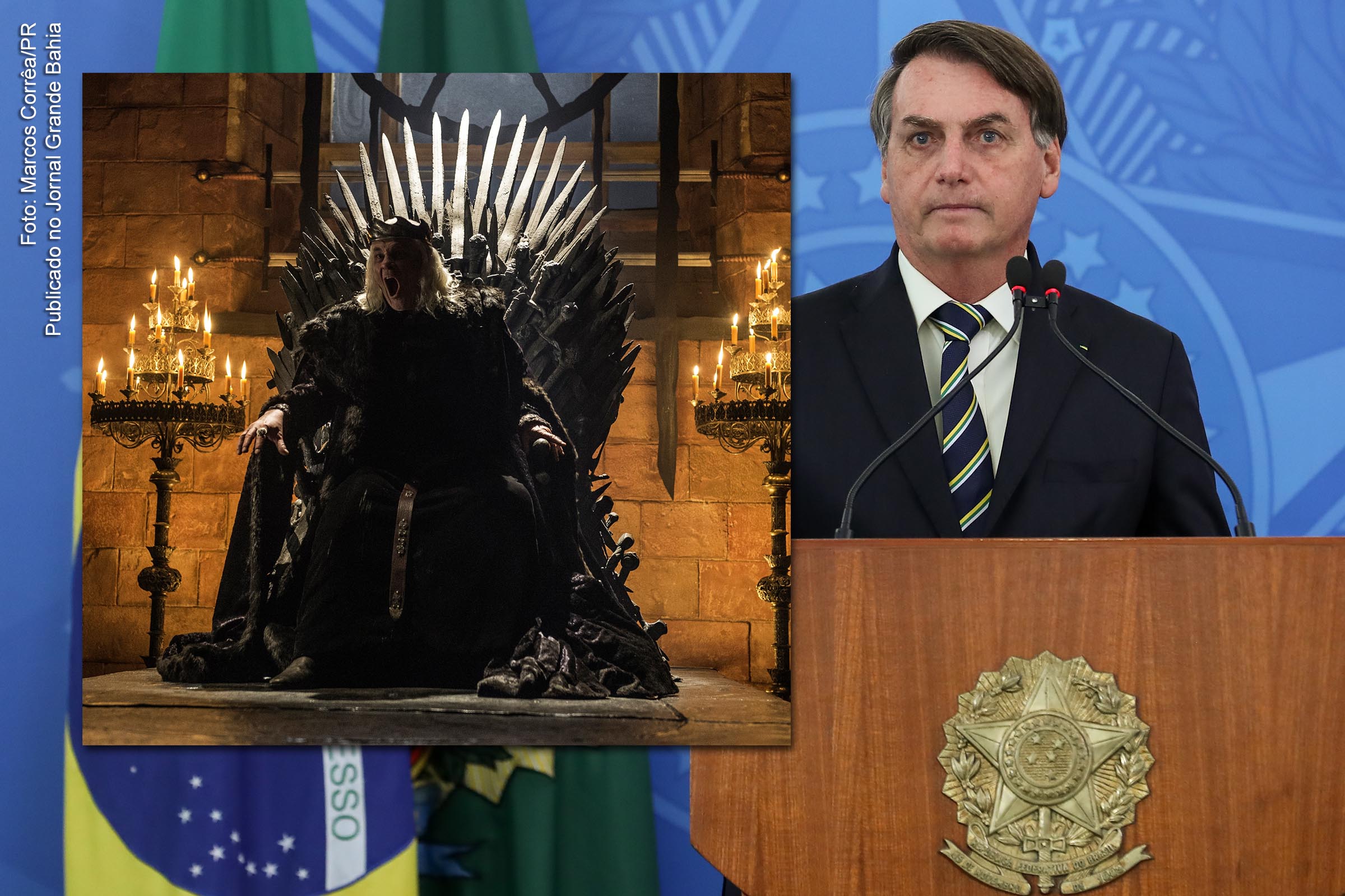 Extremista Jair Bolsonaro age como o rei louco de Game of Thrones.