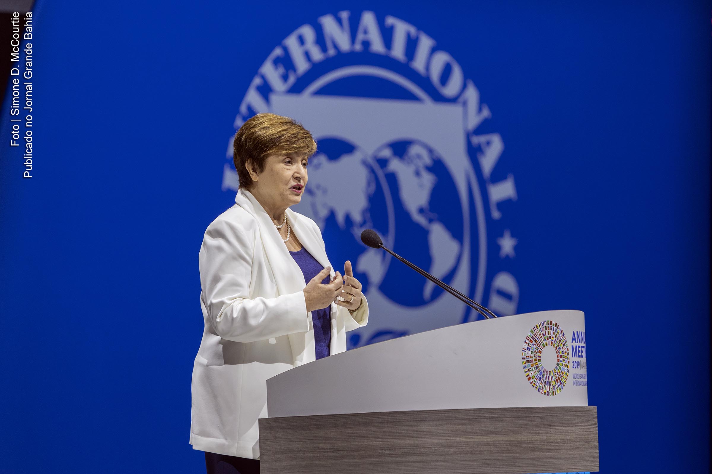 Kristalina Georgieva, diretora-gerente do Fundo Monetário Internacional (FMI).