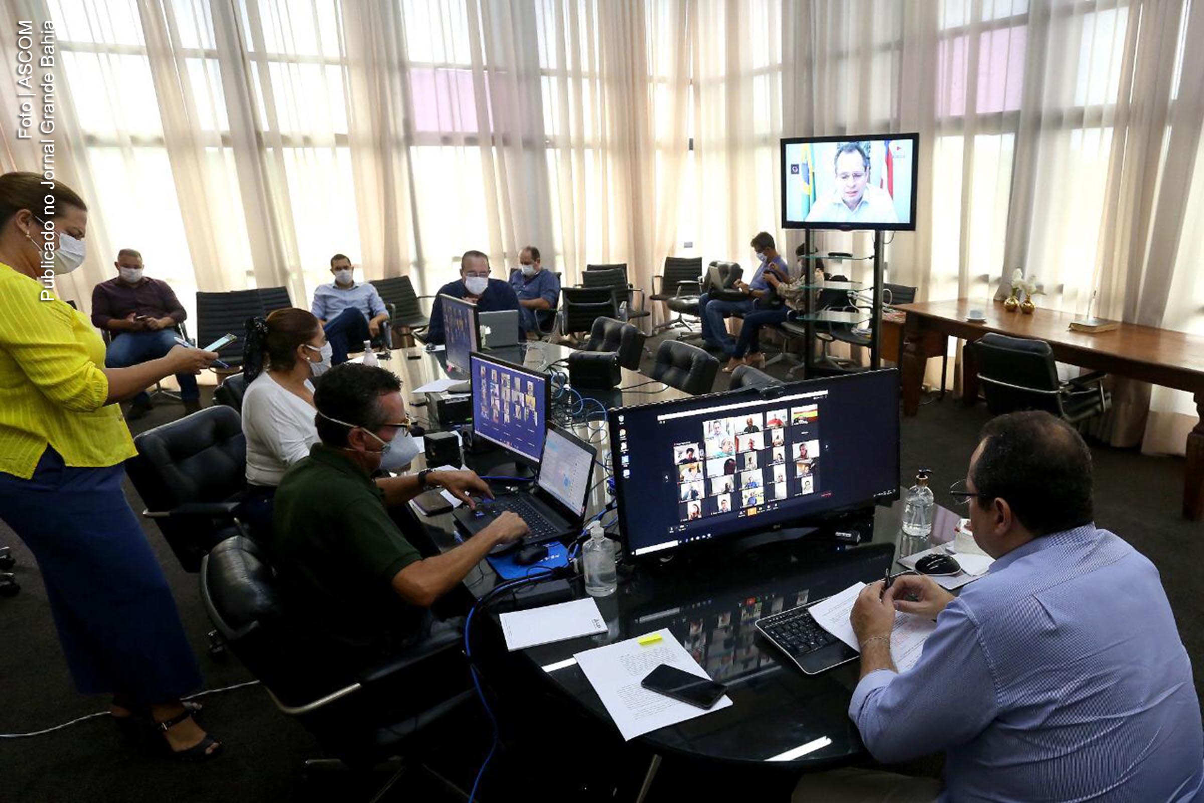 Mesa Diretora da ALBA propõe redução de despesas. Deputados renunciaram a emendas impositivas, do ano de 2020, no valor de cerca de R$ 150 milhões.