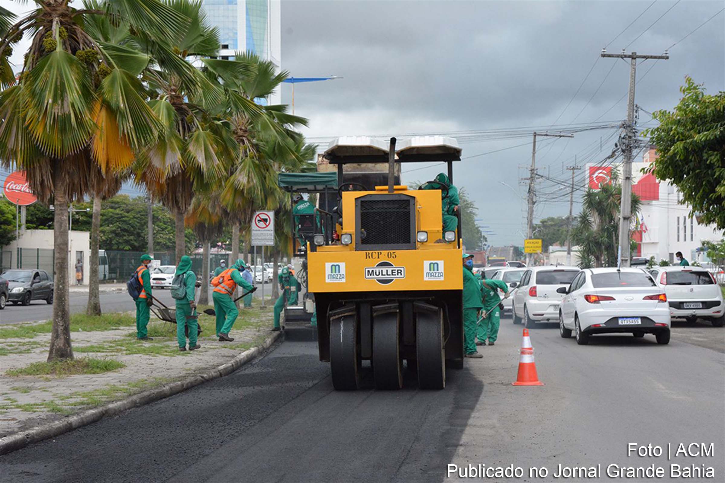 Feira de Santana: Pavimentação das avenidas Getúlio Vargas e João Durval ganham reforço