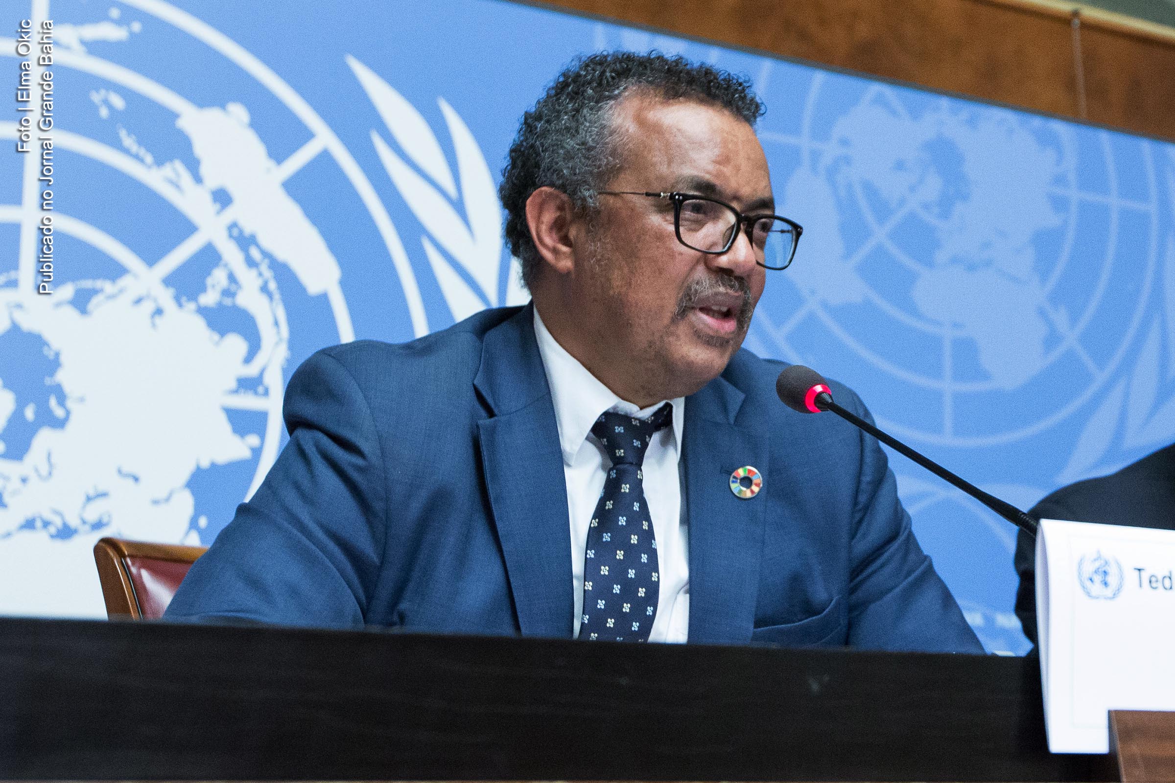 Tedros Adhanom Ghebreyesus, diretor-geral da Organização Mundial da Saúde (OMS).