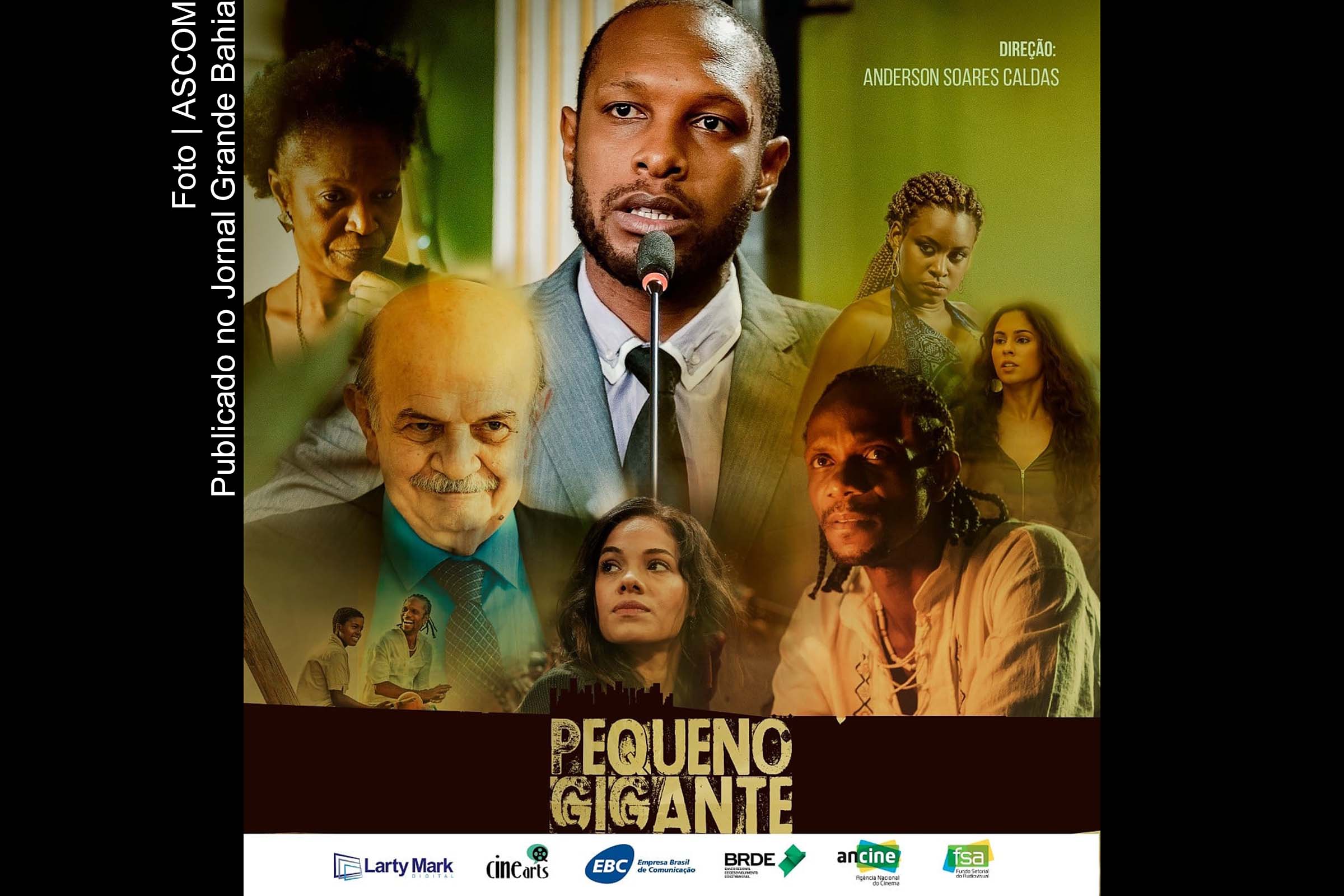 Cartaz anuncia série 'Pequeno Gigante'.