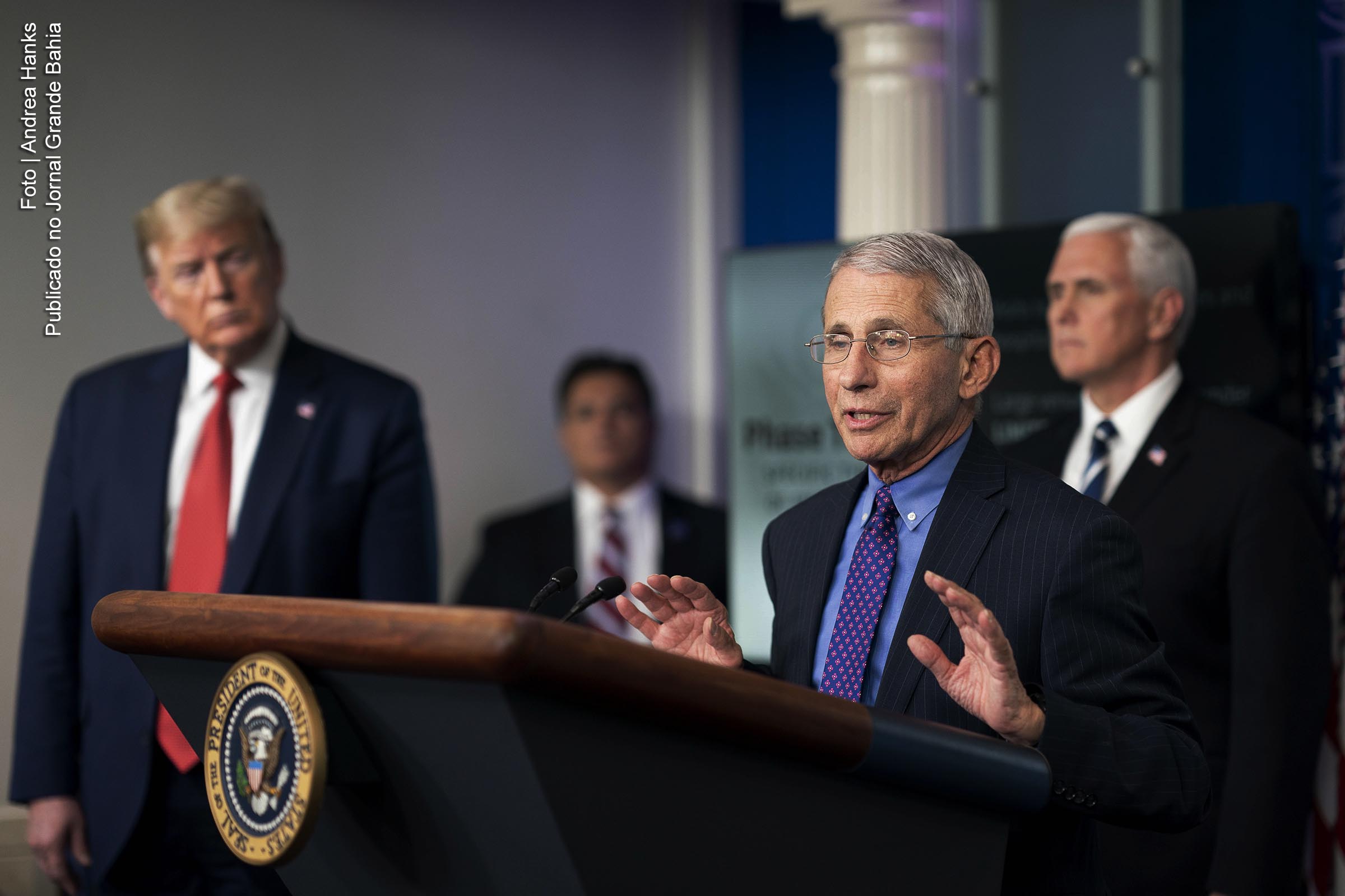 Dr. Anthony S. Fauci, diretor do Instituto Nacional de Alergia e Doenças Infecciosas dos EUA.