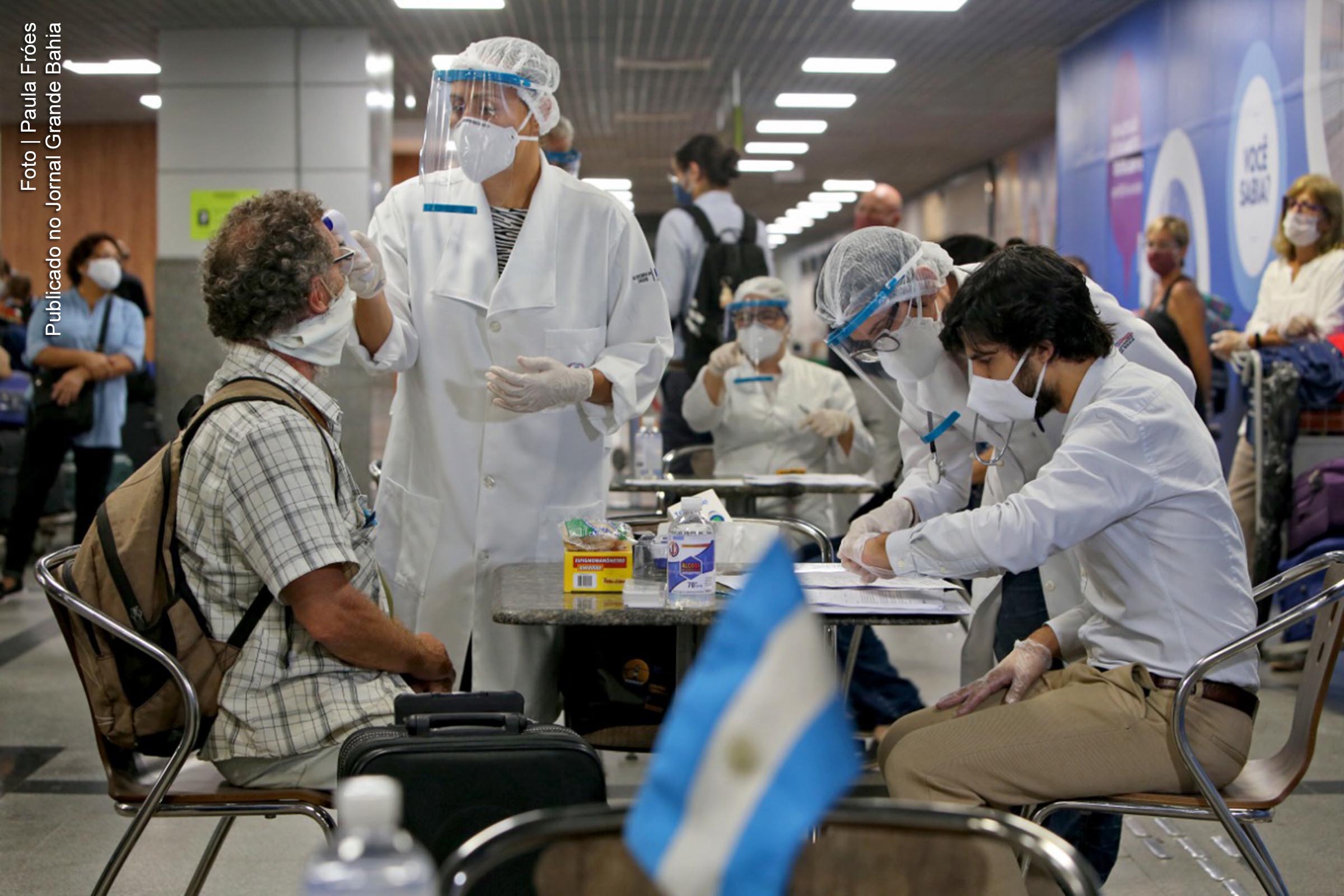 Equipes da SESAB prestam apoia à repatriação de argentinos.