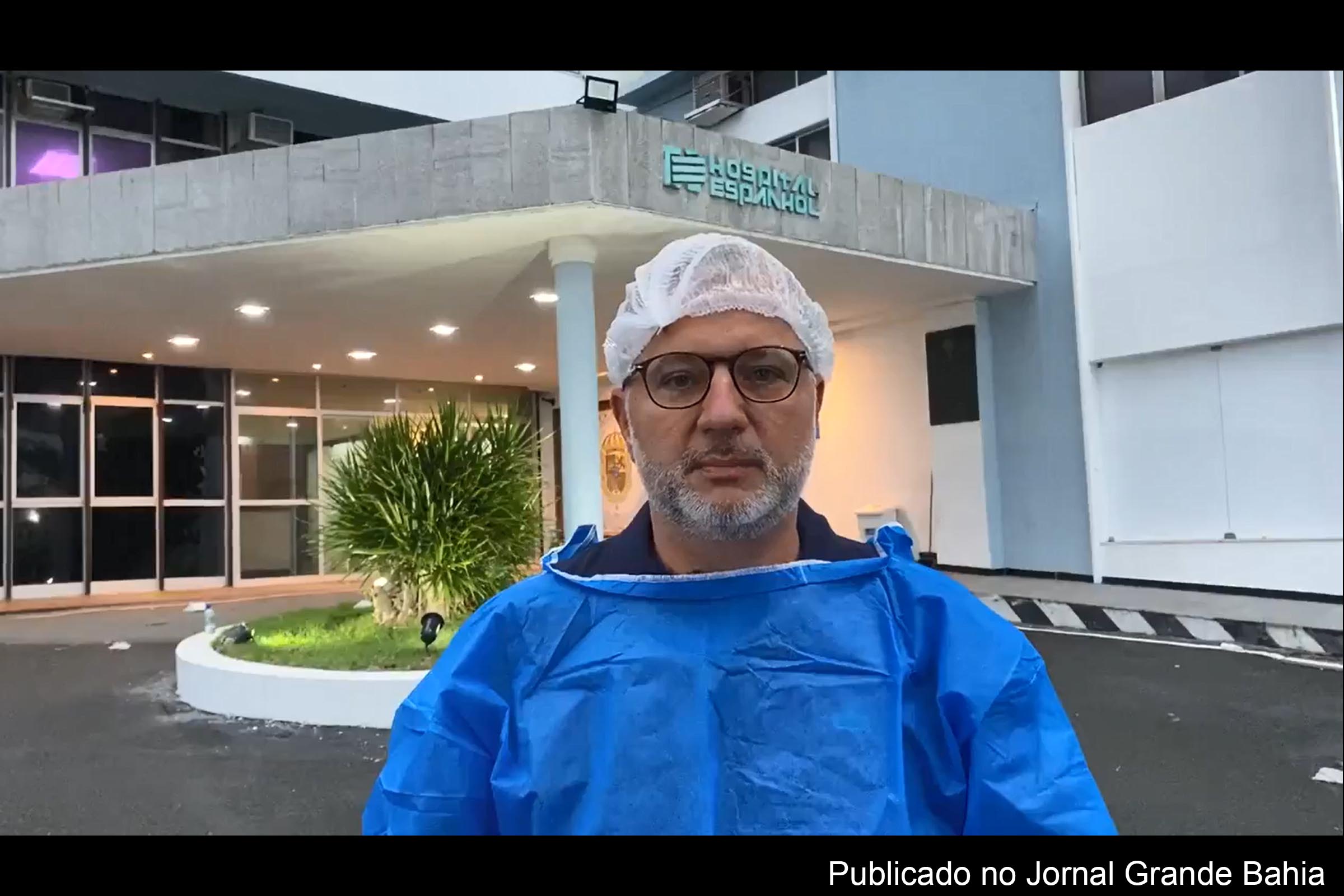 Incêndio no 4º andar do Hospital Espanhol foi debelado, diz secretário Fábio-Vilas Boas.