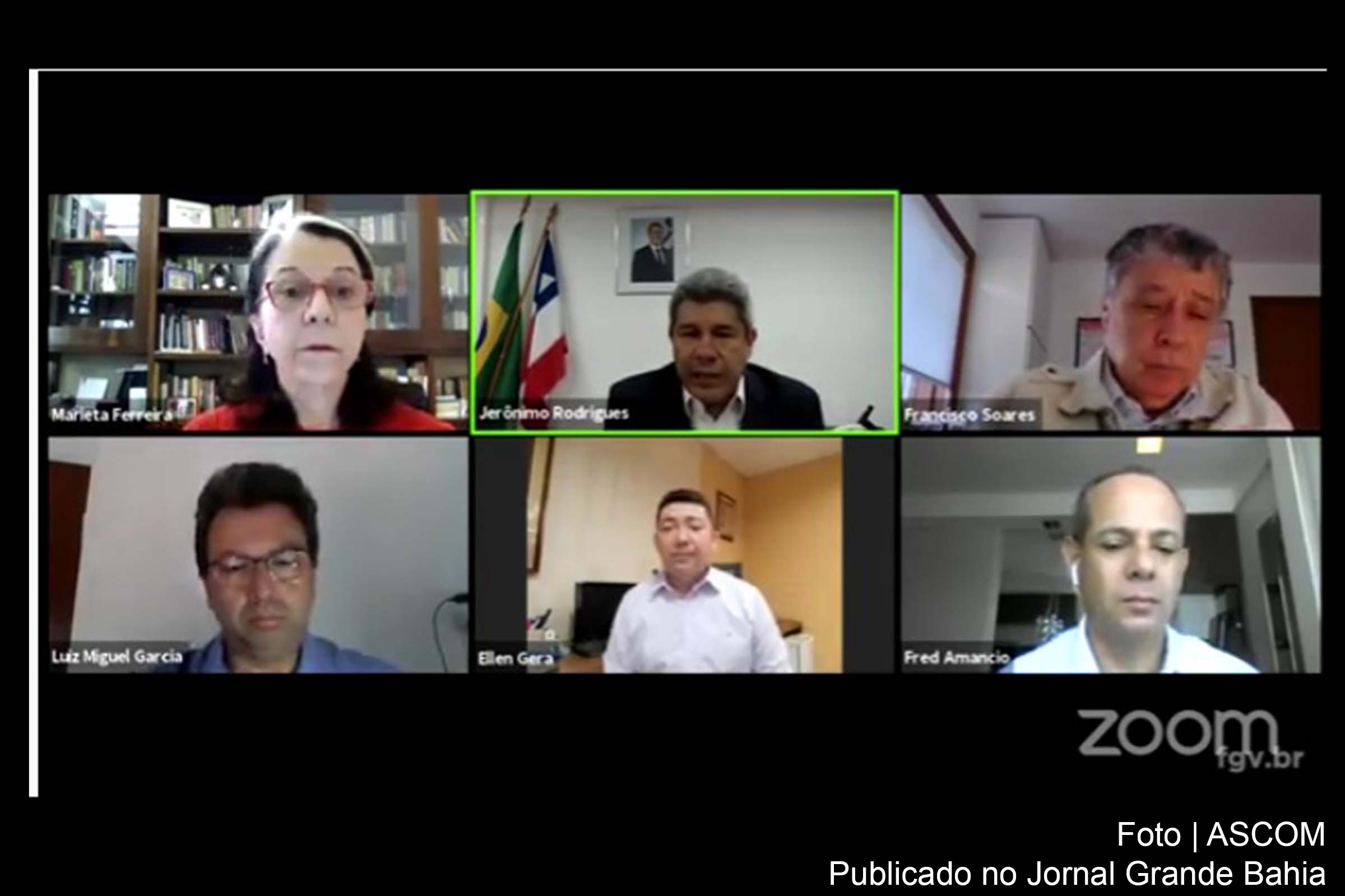 Jerônimo Rodrigues e secretários estaduais da Educação participam de debate sobre a aprendizagem na retomada das aulas.