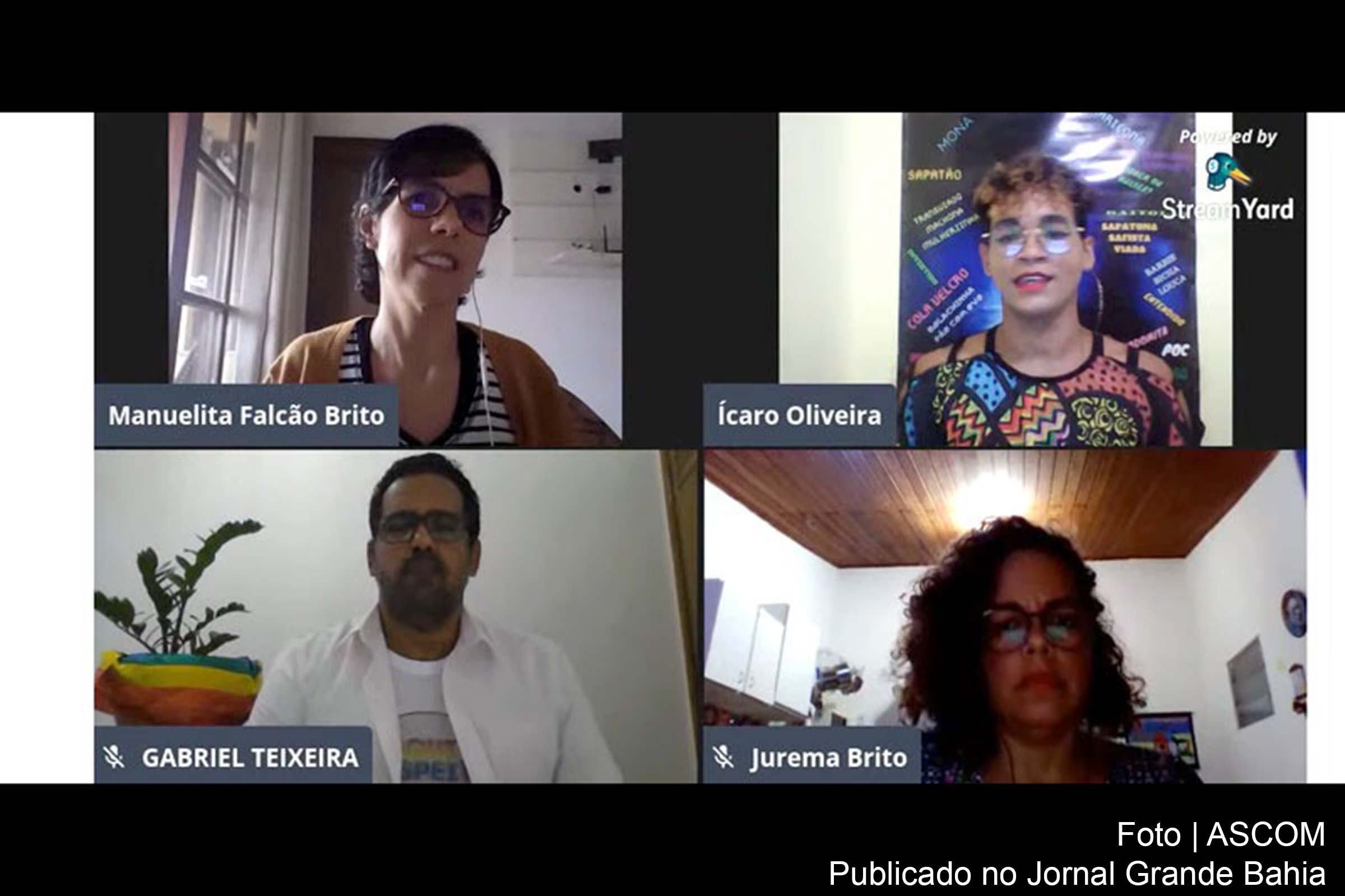 Primeira live realizada no Dia de Combate à LGBTFobia e teve como tema ‘A educação na contramão da LGBTFobia’.
