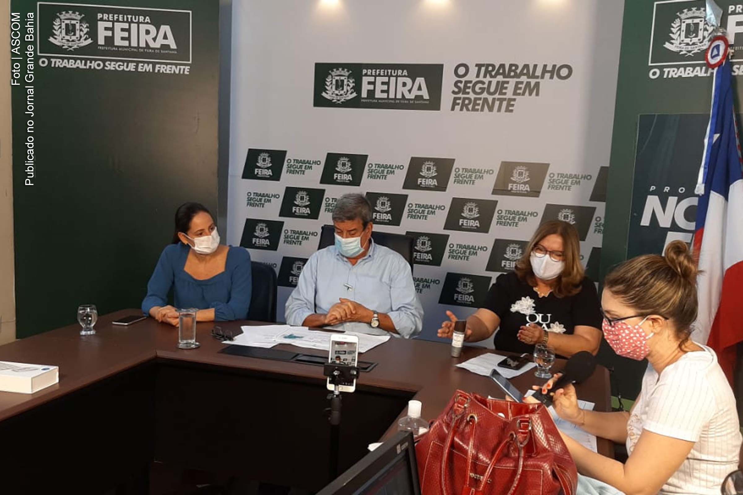 Prefeito Colbert Martins Filho destaca trabalho de controle epidemiológico dos casos da Covid-19 em Feira de Santana.