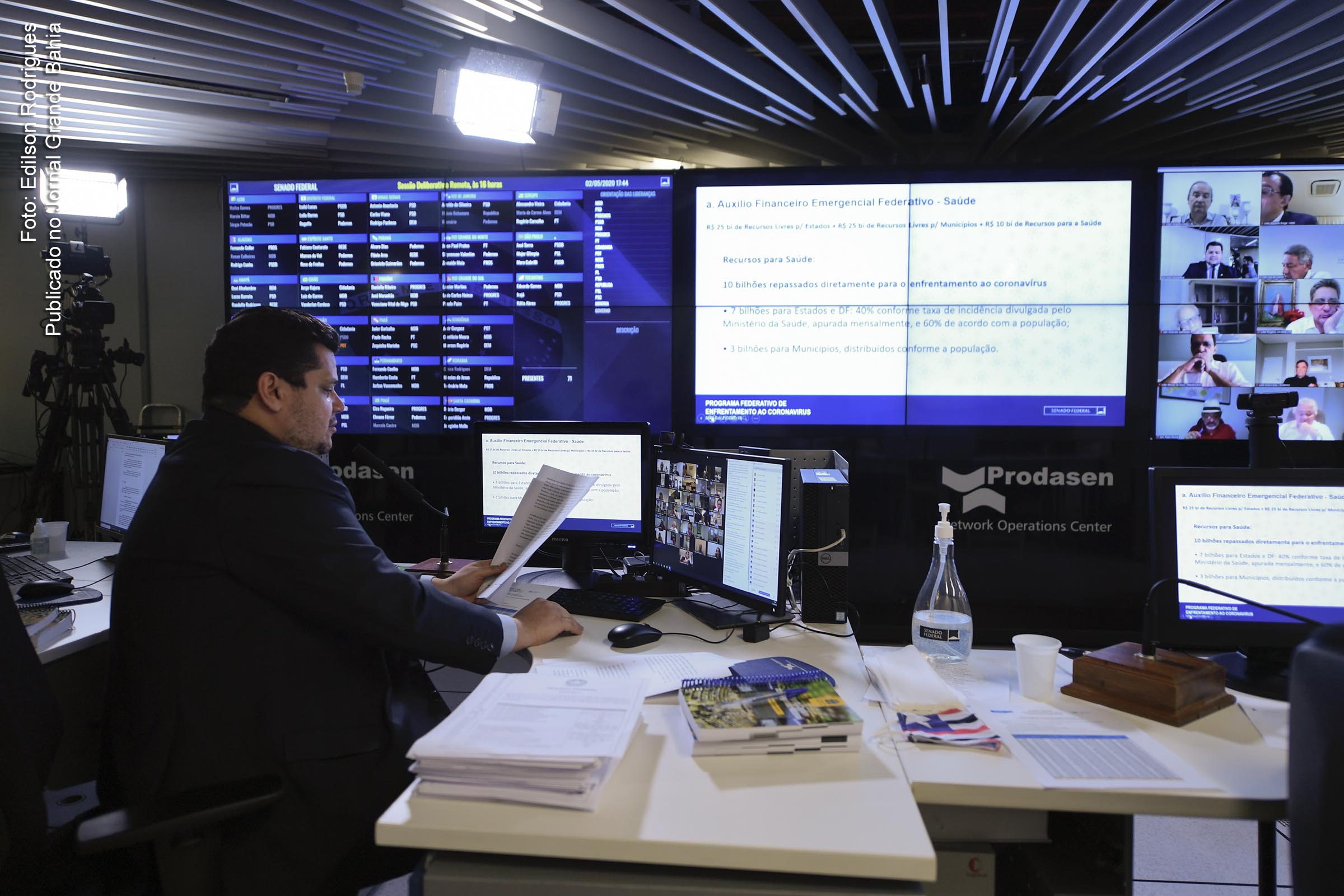 Senador Davi Alcolumbre muda critério para partilha de ajuda a estados e município