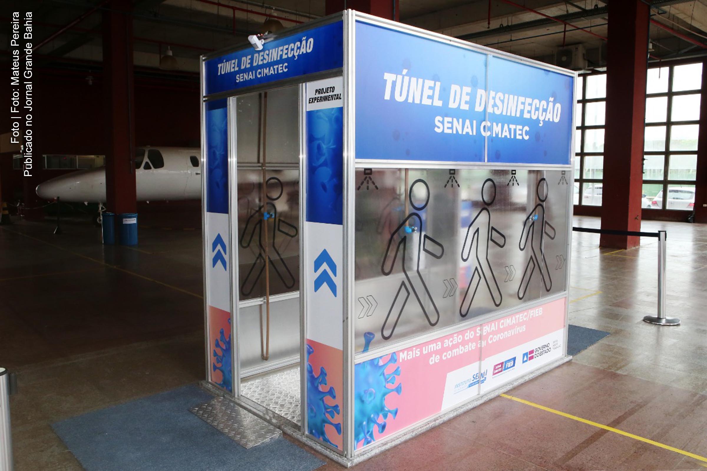 Jequié: Hospital Geral Prado Valadares recebe túnel de desinfecção doado por empresas privads