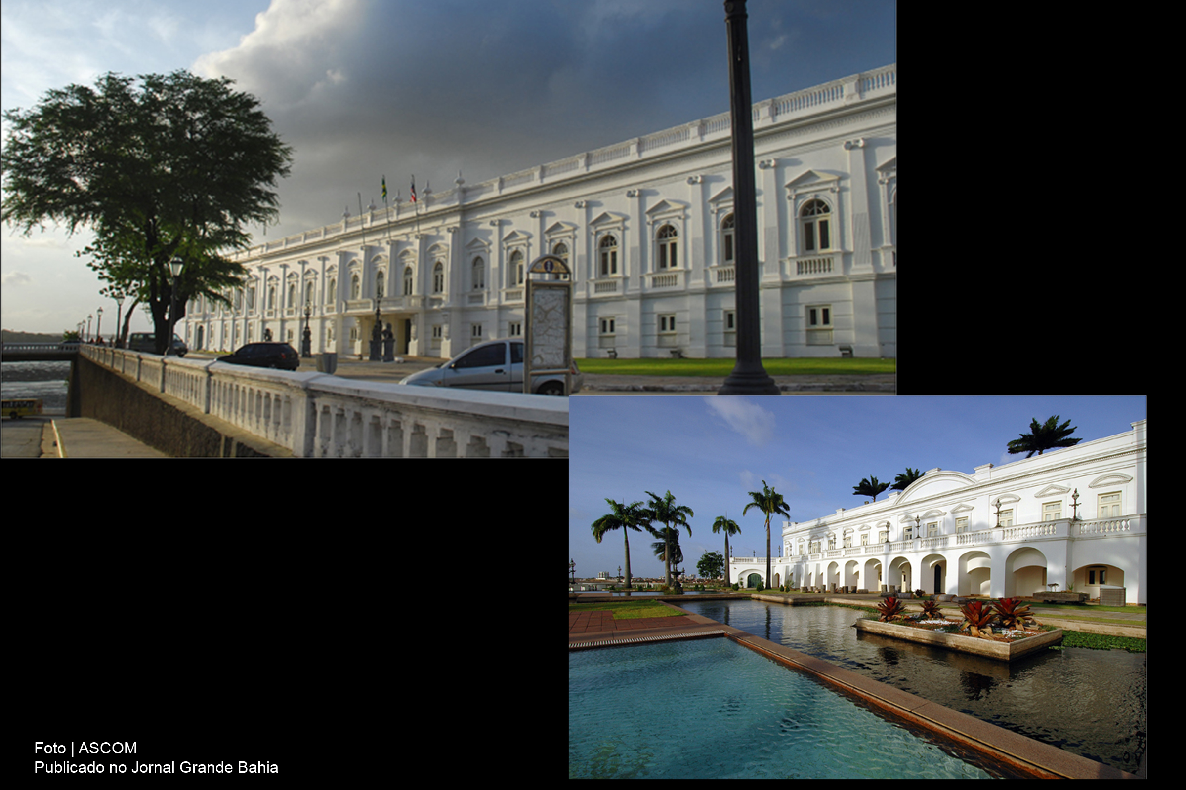 Vista do Palácio dos Leões, sede do Governo do Maranhão.