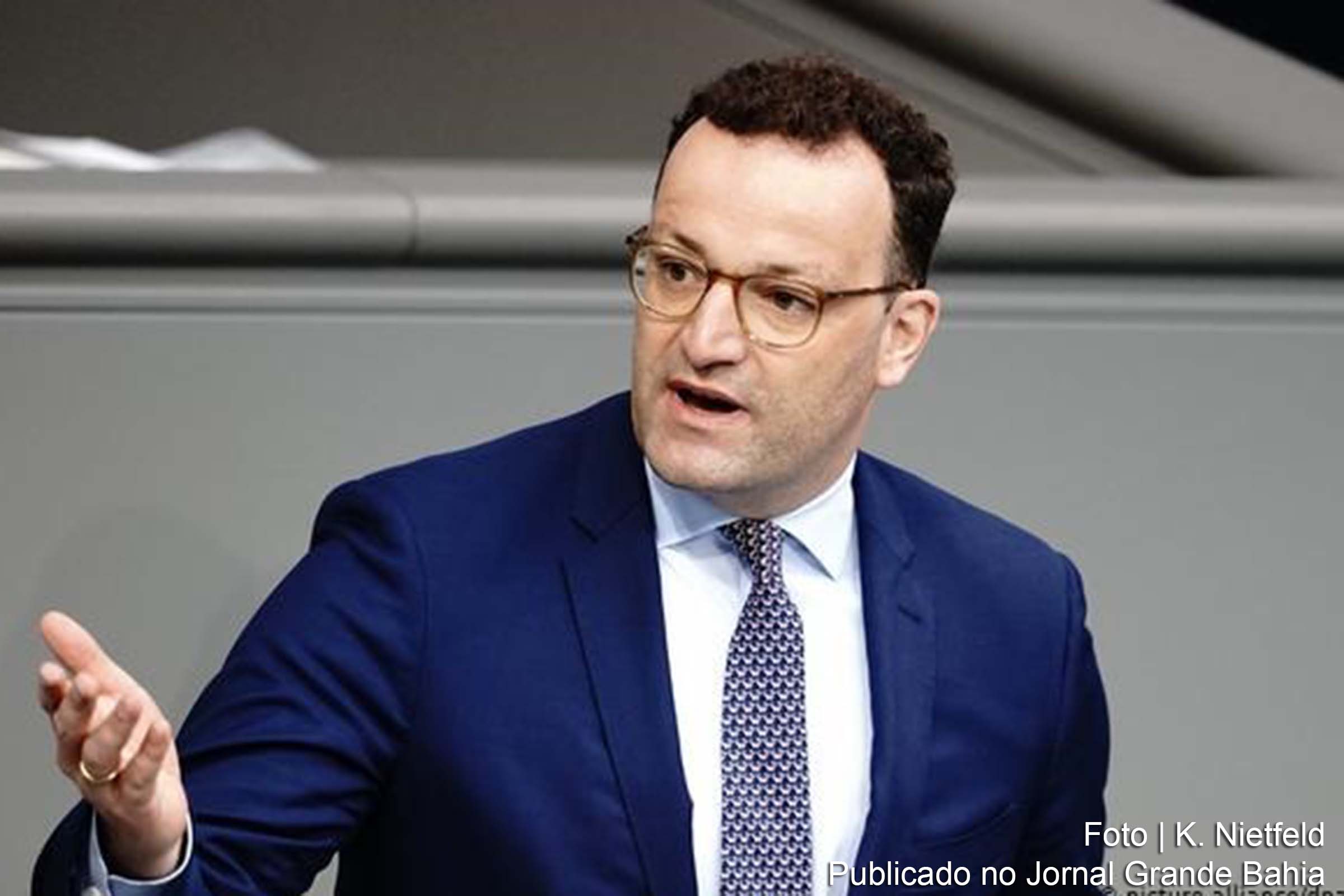 Ministro da Saúde da Alemanha, Jens Spahn.
