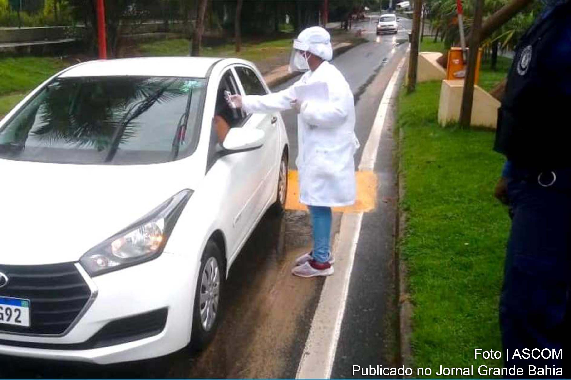 Barreiras Sanitárias montada em Mata de São João.