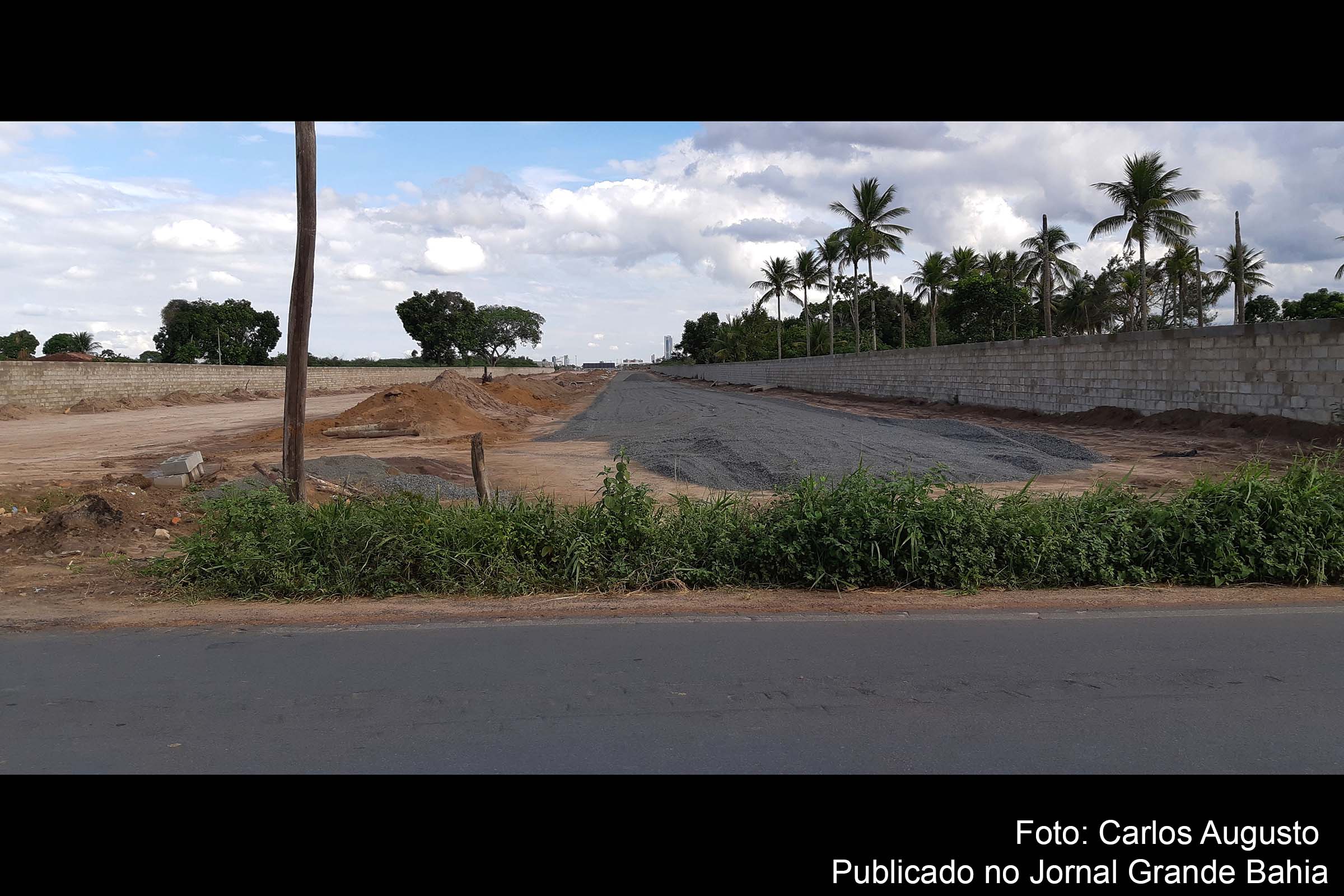 Duplicação de trecho da Avenida Fraga Maia com Avenida do Papagaio (Rua Rubens Francisco Dias), em Feira de Santana.
