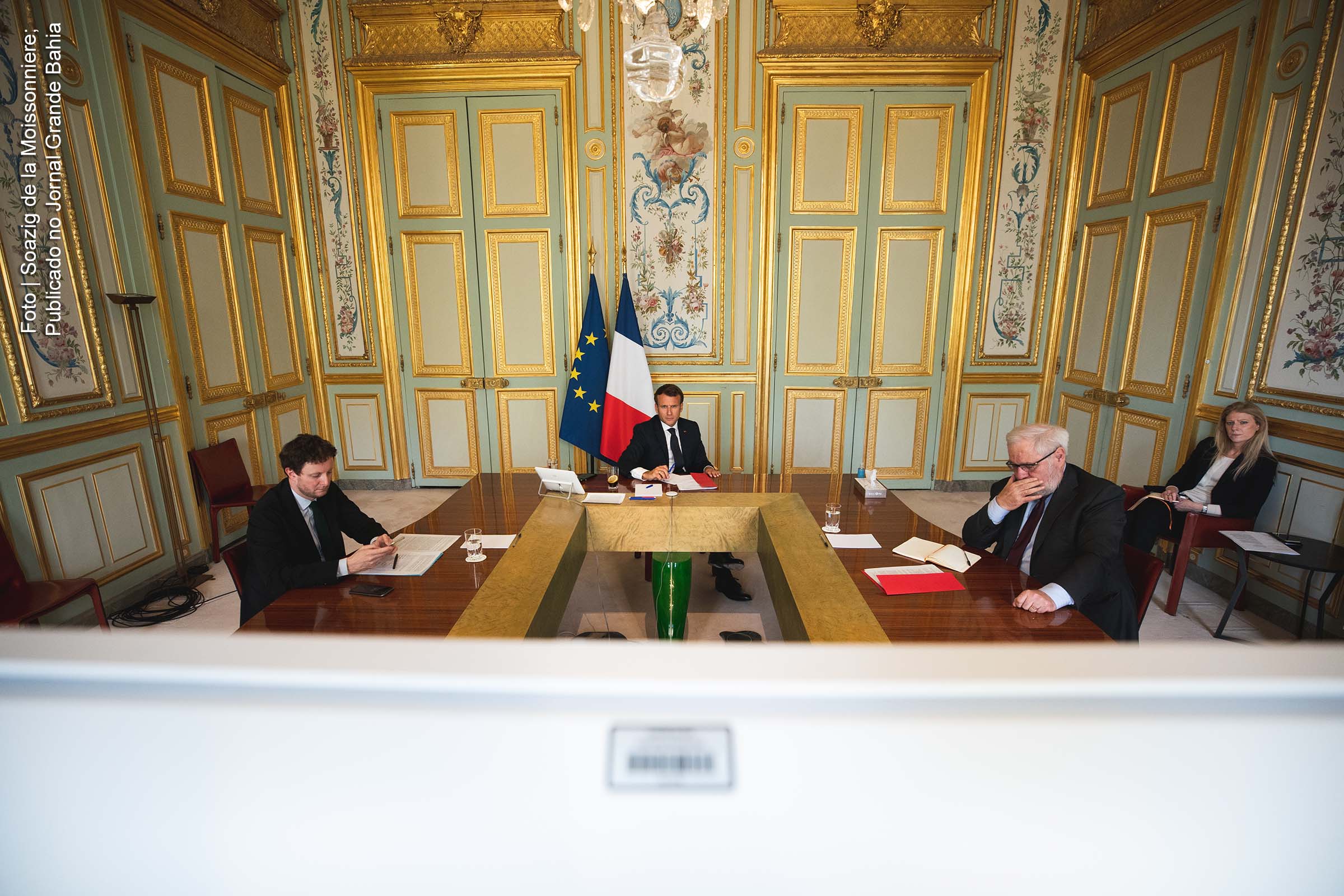 Emmanuel Macron, presidente da França.