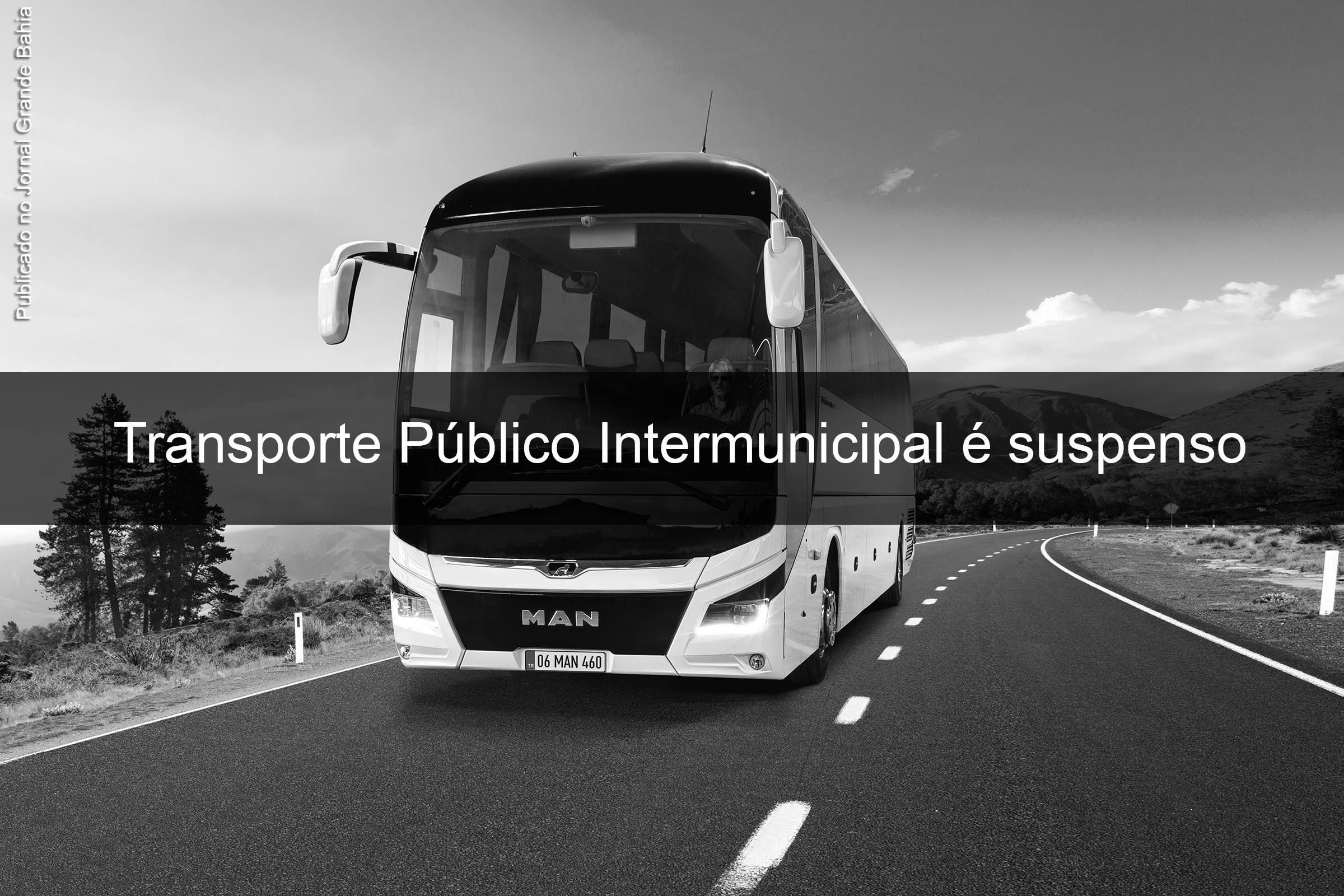 Governo da Bahia suspende transporte público intermunicipal.