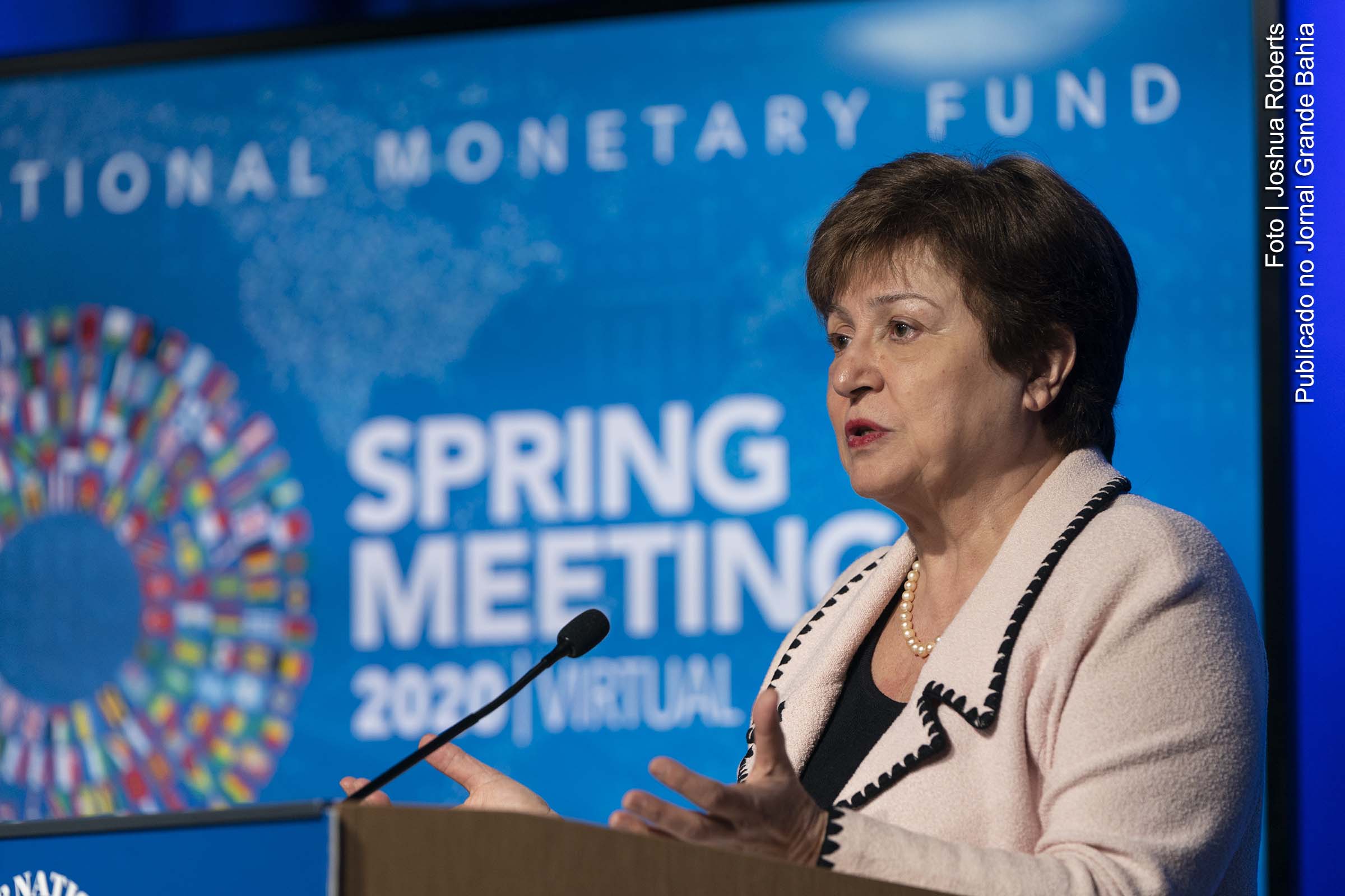 Kristalina Georgieva, diretora-gerente do Fundo Monetário Internacional (FMI)