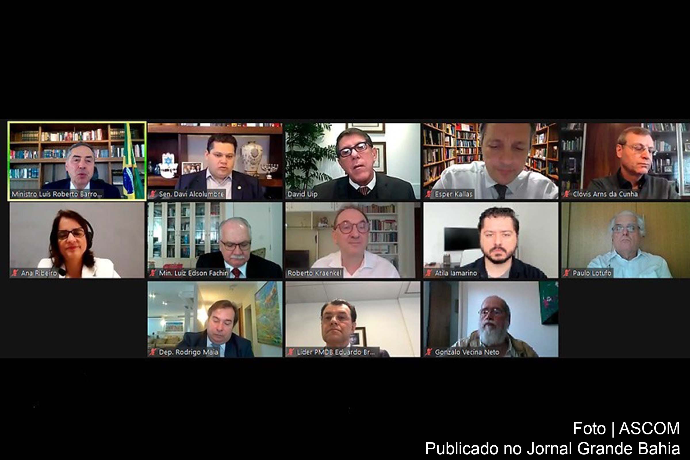 Em reunião com TSE e especialistas da saúde, senador Davi Alcolumbre defende proposta de consenso para adiar eleições