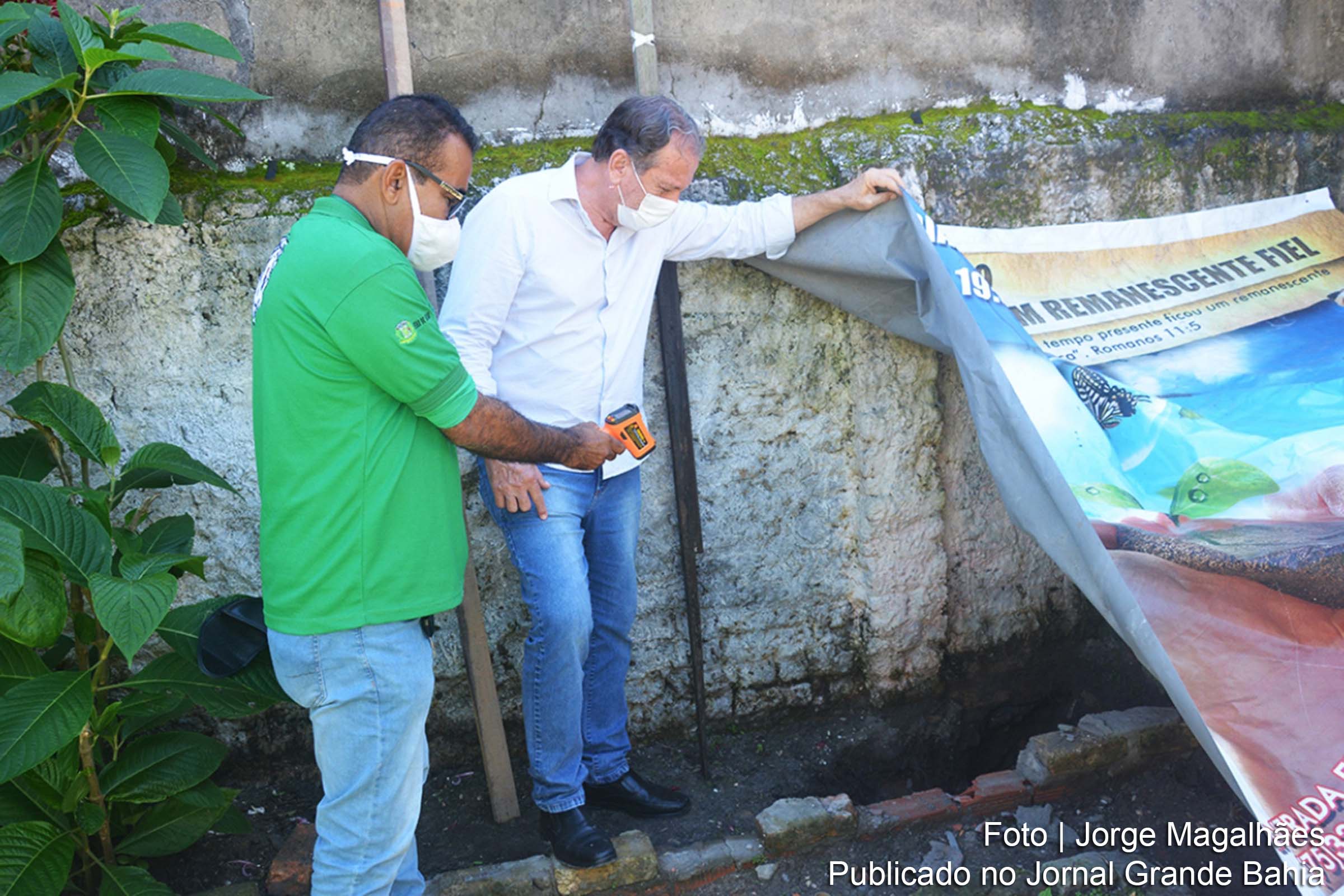 SEMMAM de Feira de Santana constata que buraco em residência se formou de uma antiga cisterna