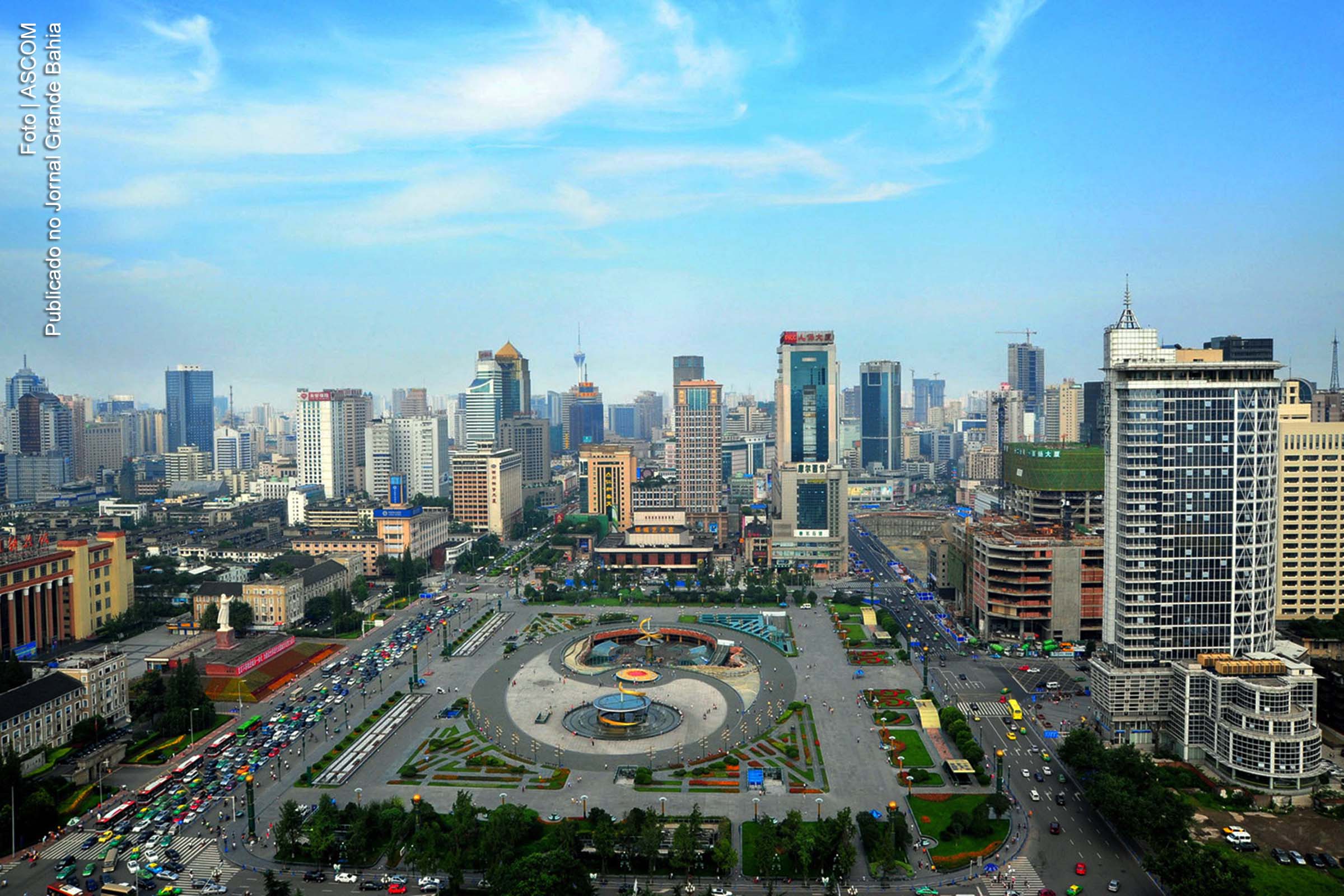 Chengdu é a capital da província de Sichuan, no sudoeste da China.