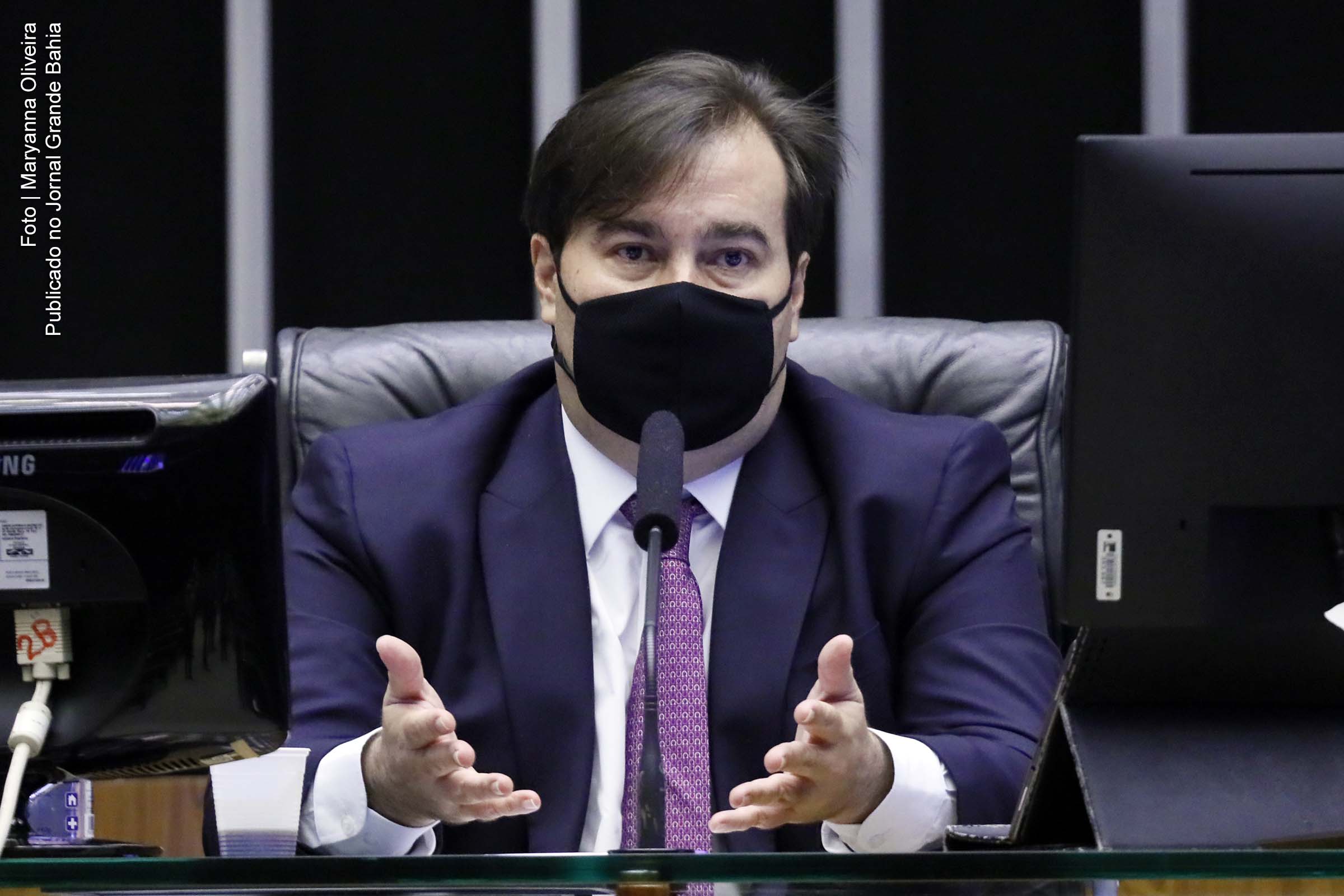 Deputado Rodrigo Maia negou que haja ligação entre o fim do bloco e a eleição para presidência da Casa em 2021.